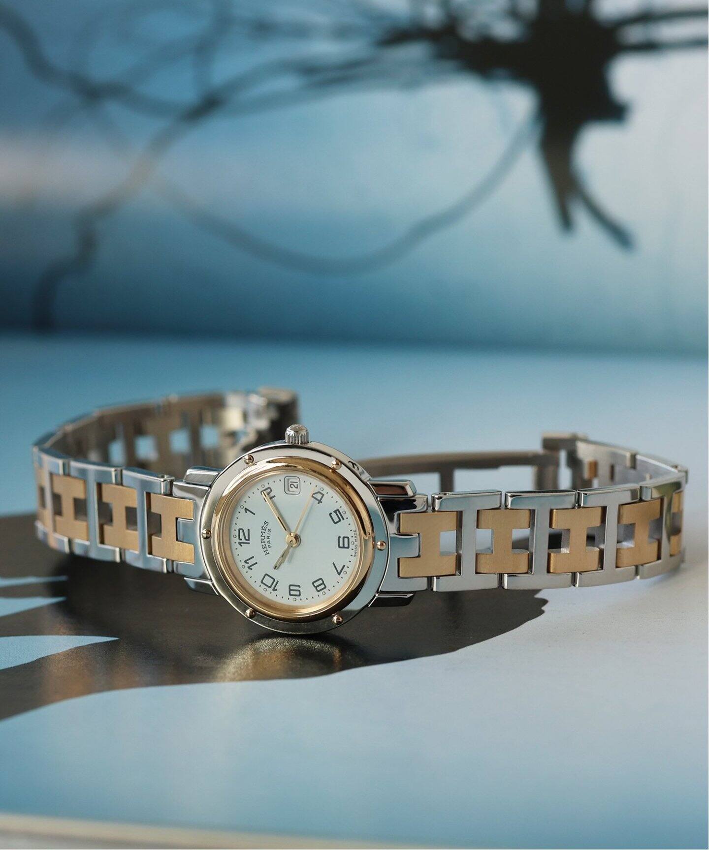 HERMES / エルメス】Clipper white dial【ウォッチ】（ヴィンテージ  