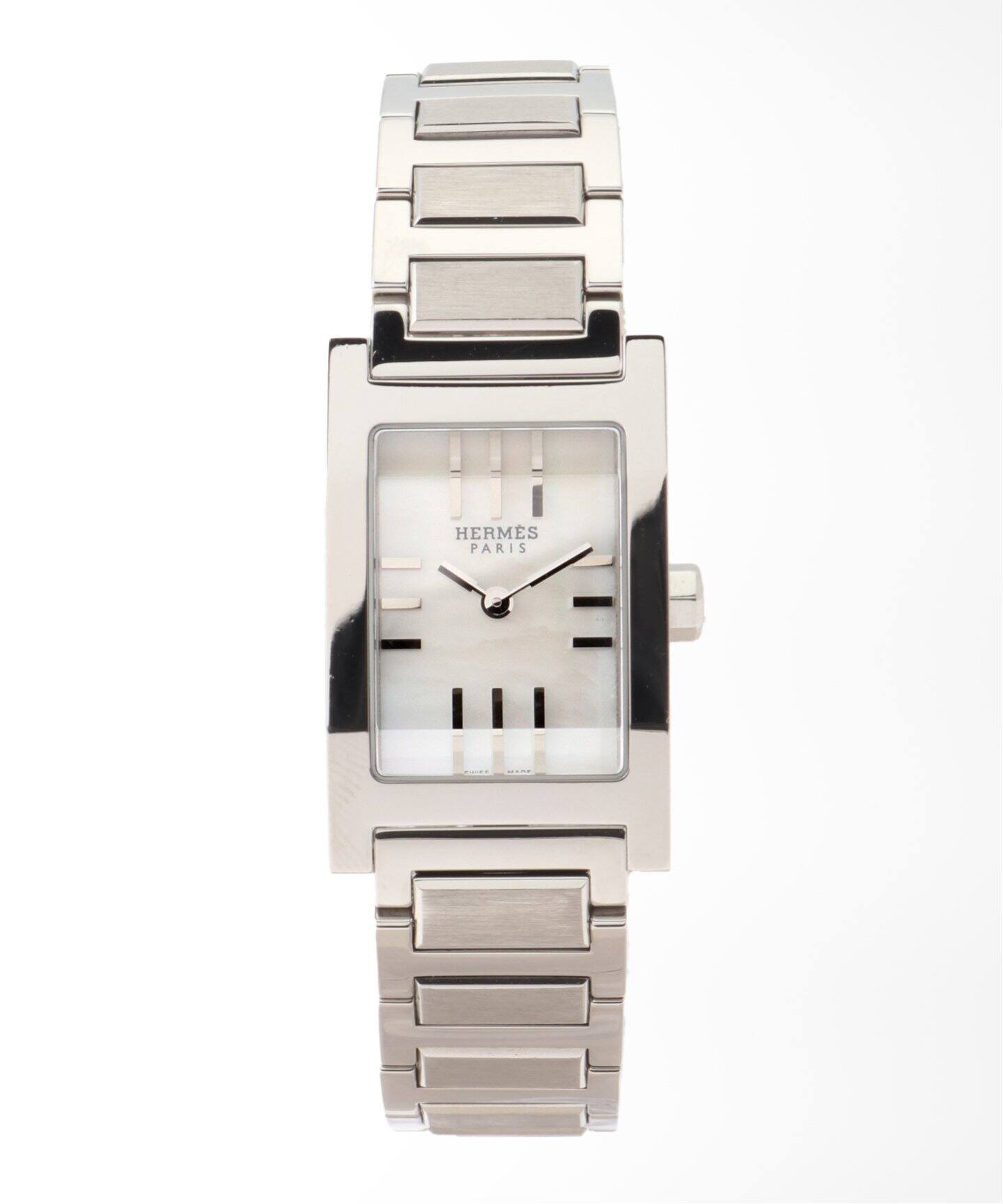HERMES / エルメス】Tandem Silver shell dial（ヴィンテージ）｜HIROB 