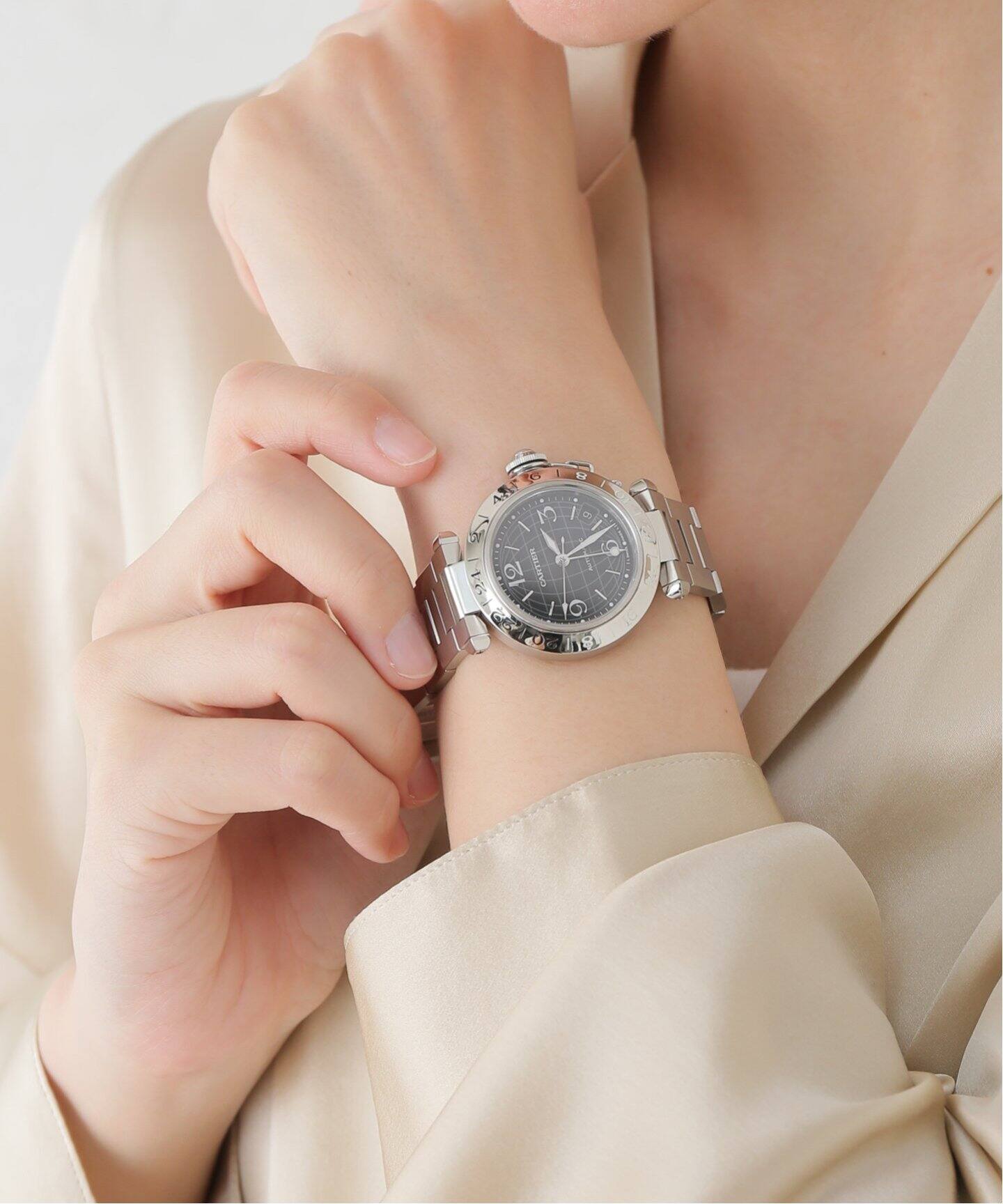 お値下げ Cartier カルティエ パシャC 腕時計 レディース もつれ 