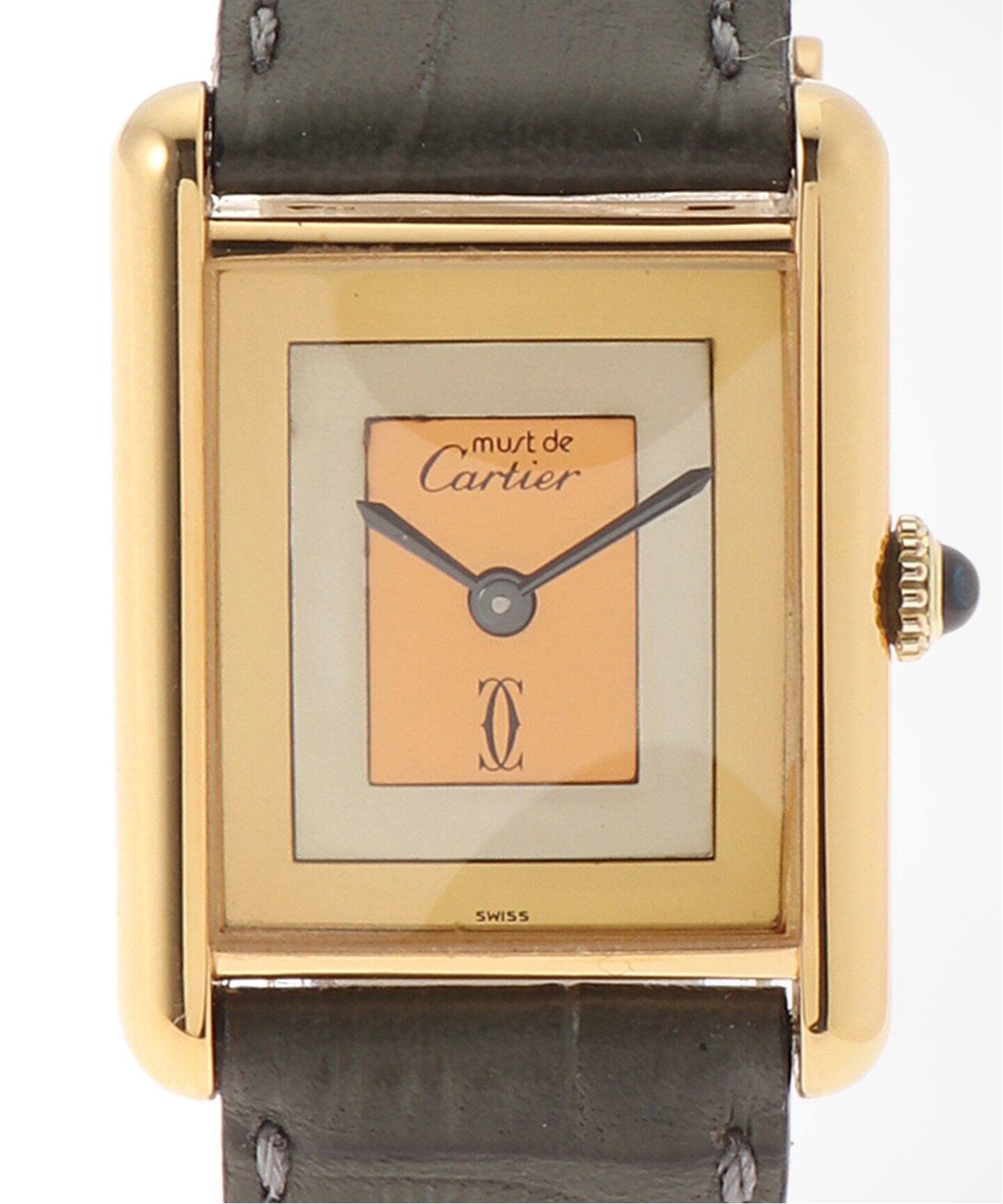 Cartier / カルティエ】must de Cartier Tank LM 3gold square 
