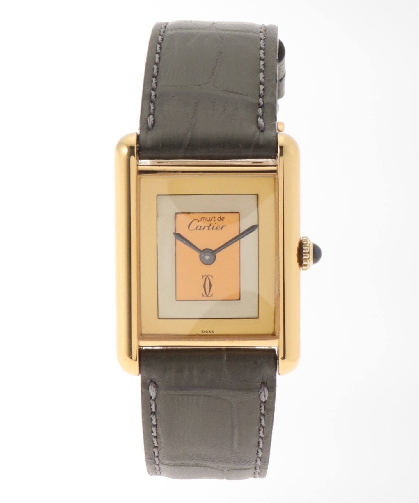 Cartier / カルティエ】must de Cartier Tank LM 3gold square 