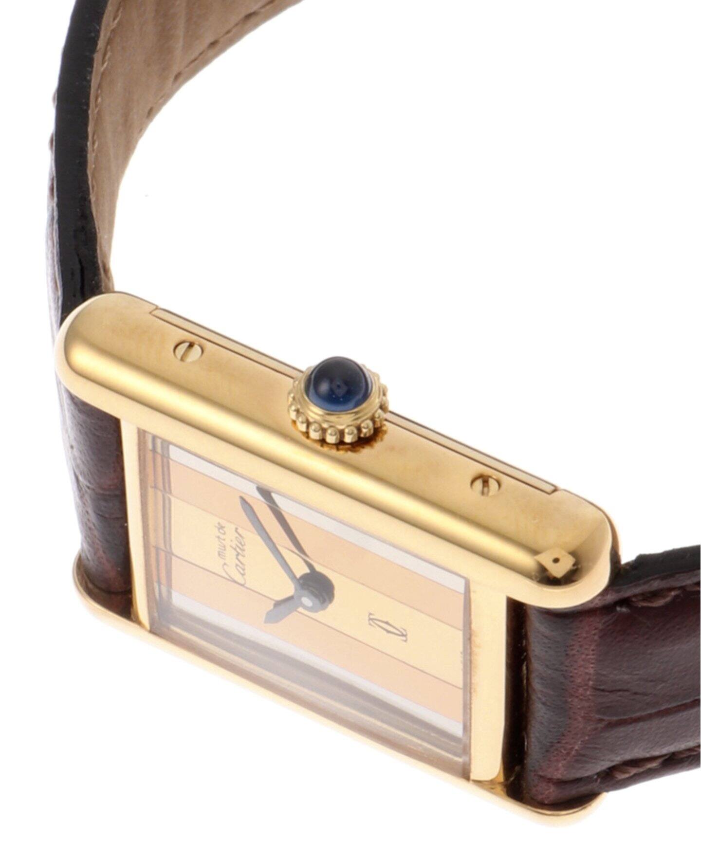 Cartier / カルティエ】must de Cartier Tank SM Bold stripe 