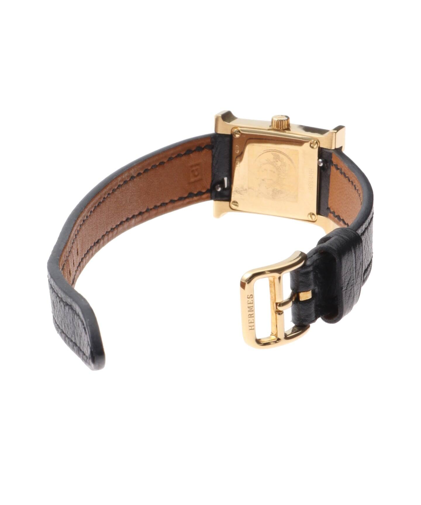 HERMES / エルメス】mini H Watch 18K / Shell Diamond