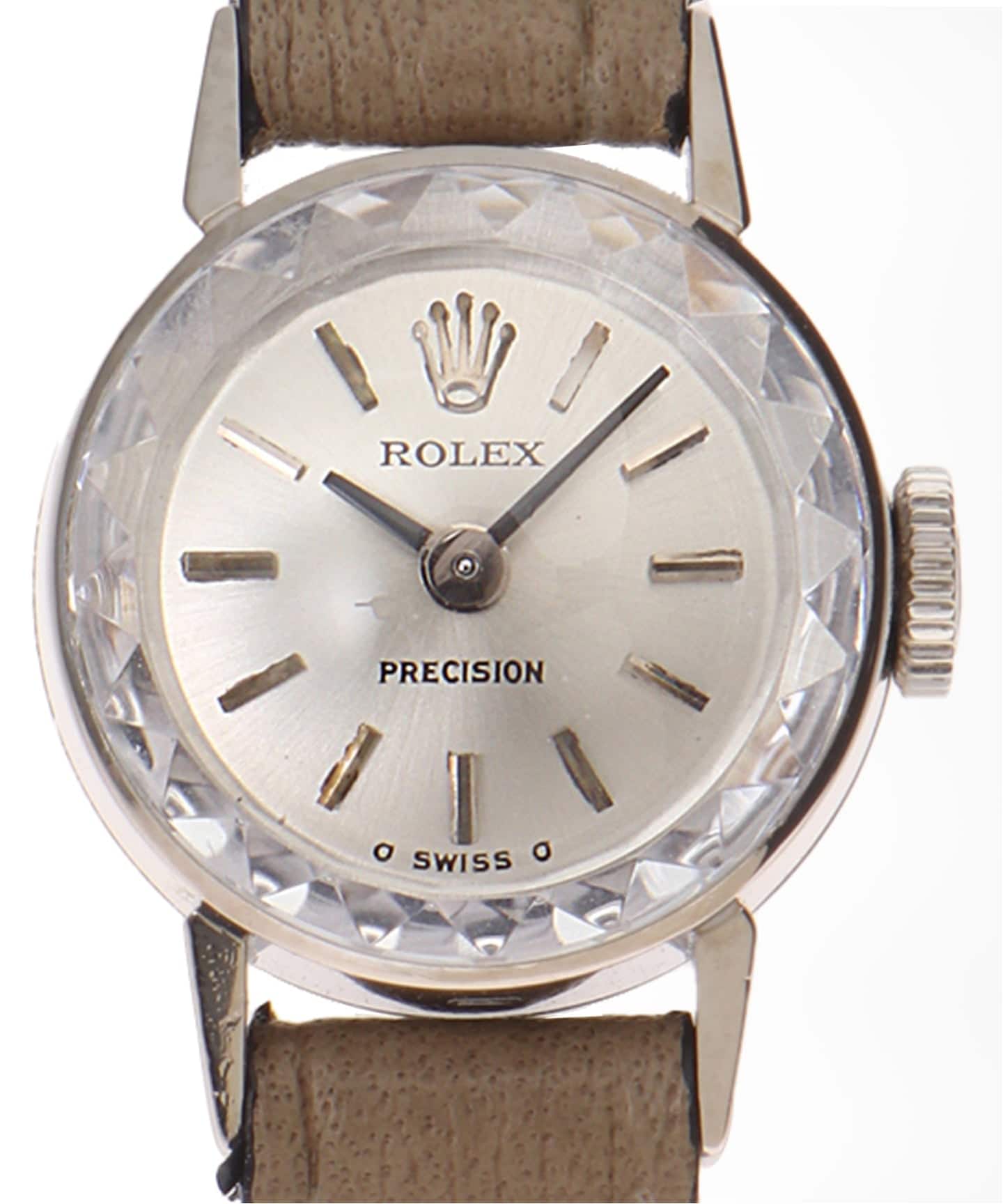 ROLEX Precision cut glass 18K White gold（ヴィンテージ）｜HIROB