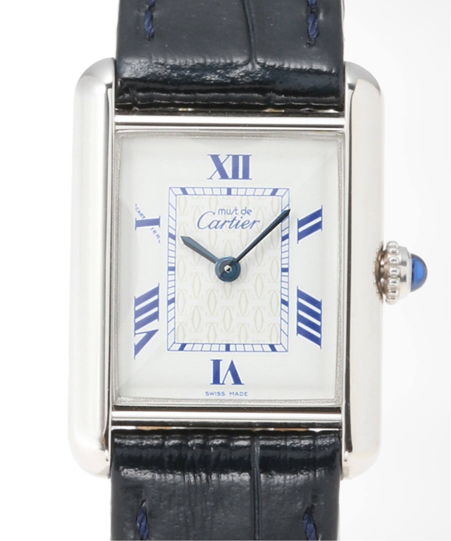 Cartier / カルティエ】must de Cartier Tank MM Even index / Silver