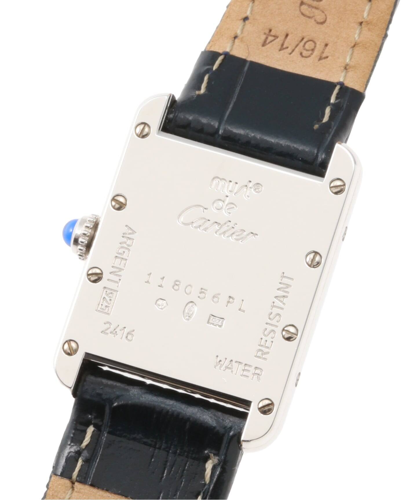 Cartier / カルティエ】must de Cartier Tank MM Even index / Silver