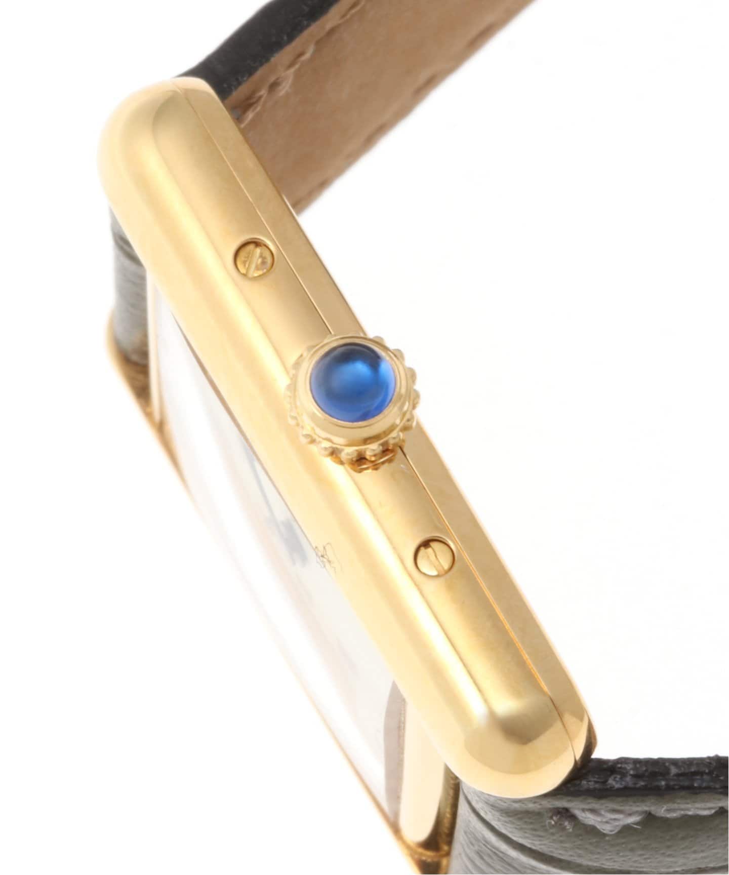 Cartier(カルティエ) シルバー 金装 Must De Cartier Cartier Must de Cartier Gold Plated Sterling Silver Watch