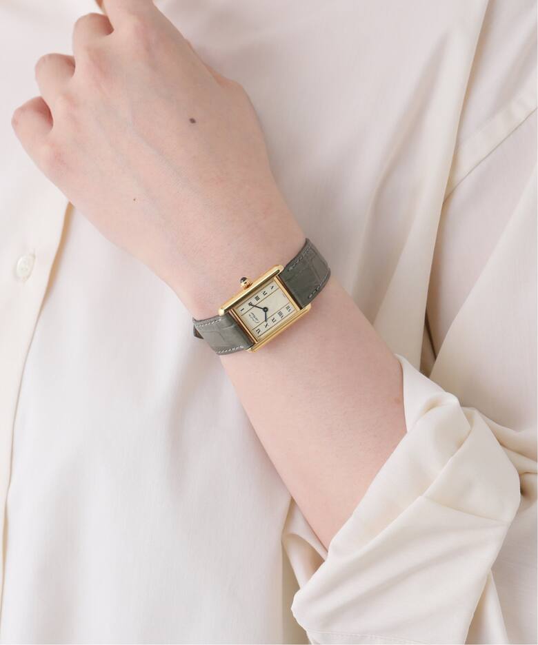Cartier / カルティエ】must de Cartier Tank SM Vertical roman 