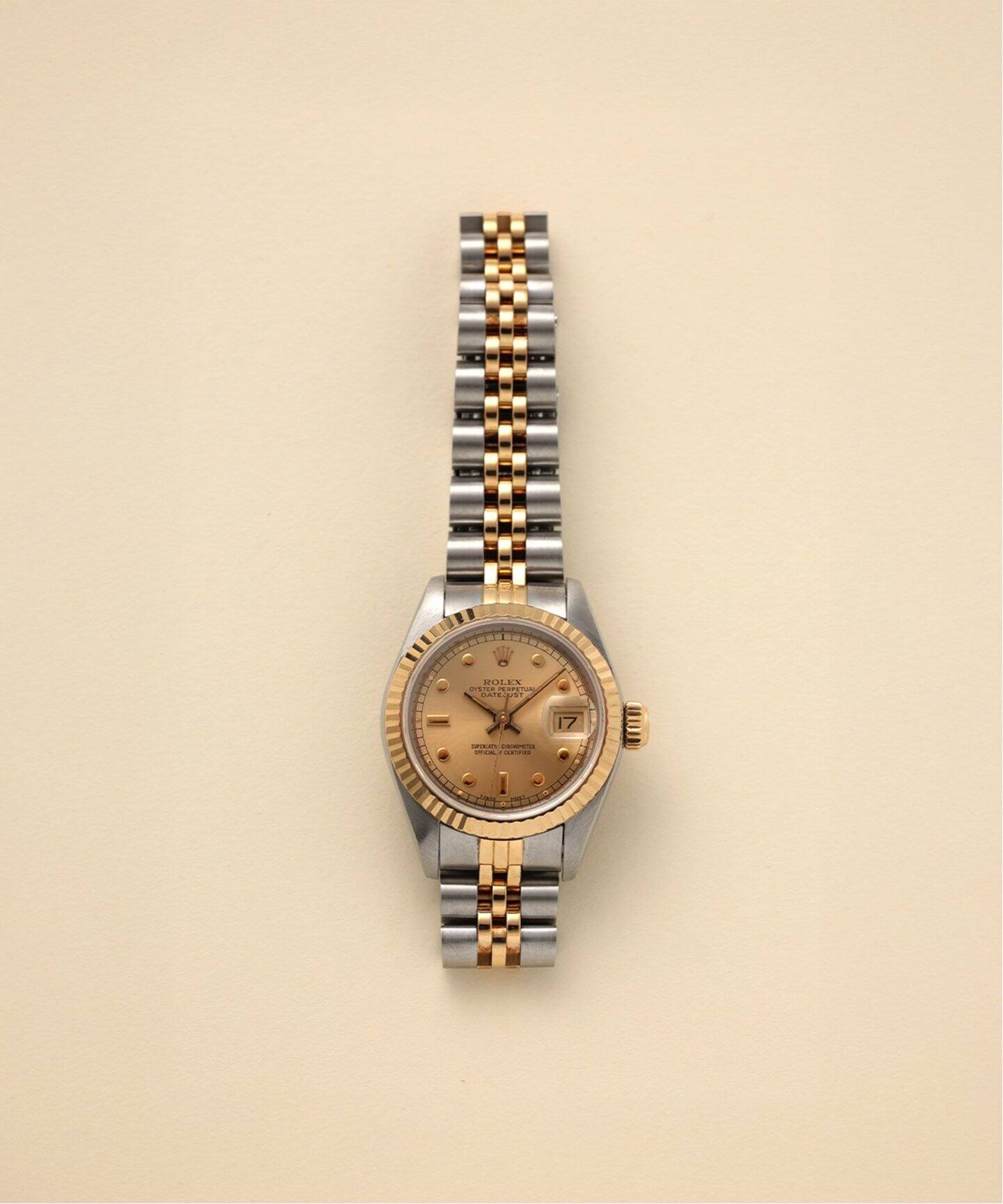 ROLEX Oyster Datejust Dot index Combination（ヴィンテージ）｜HIROB