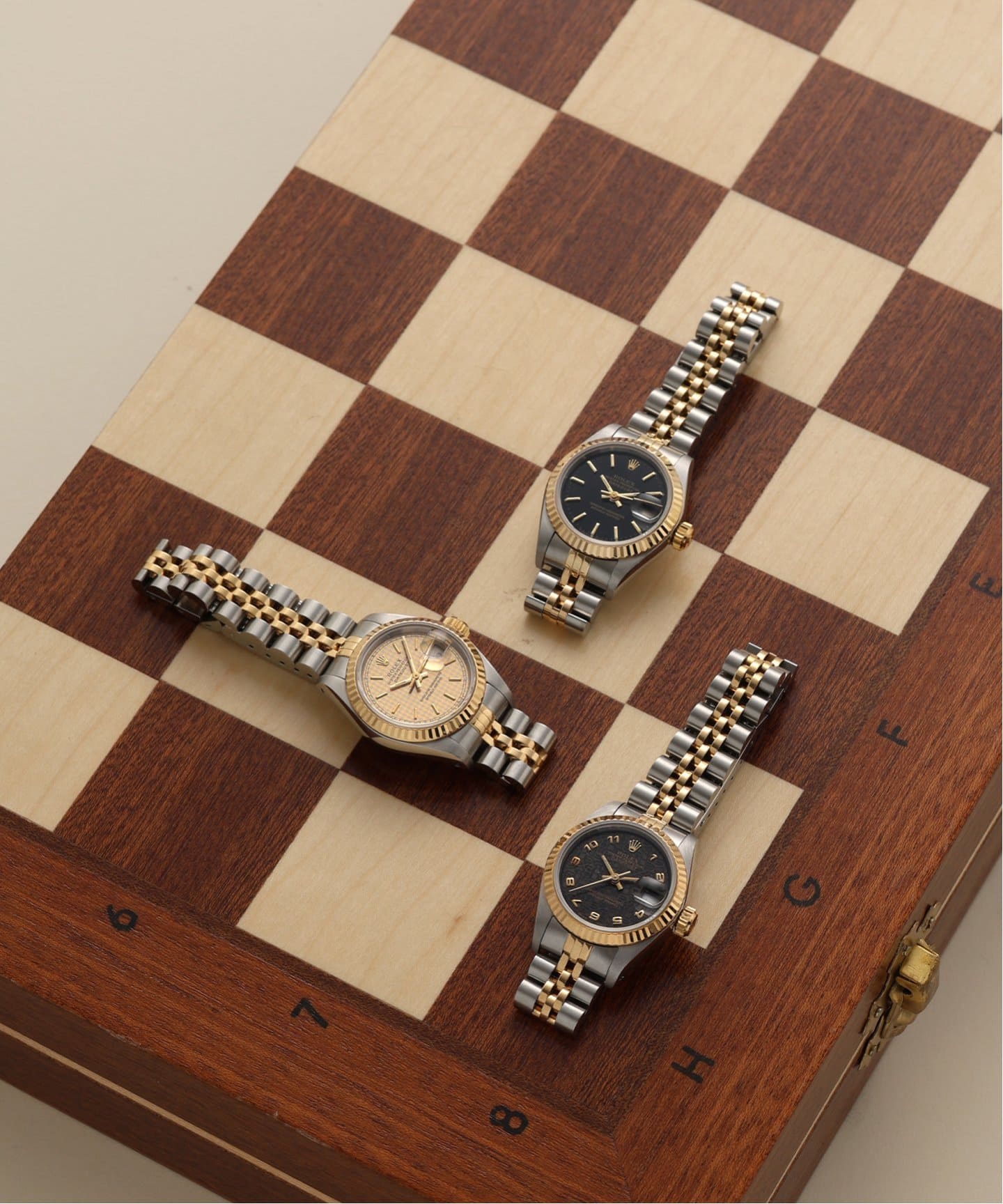 ROLEX DATEJUST 付属品一式 ROLEX Oyster Datejust Houndstooth Combination（ヴィンテージ