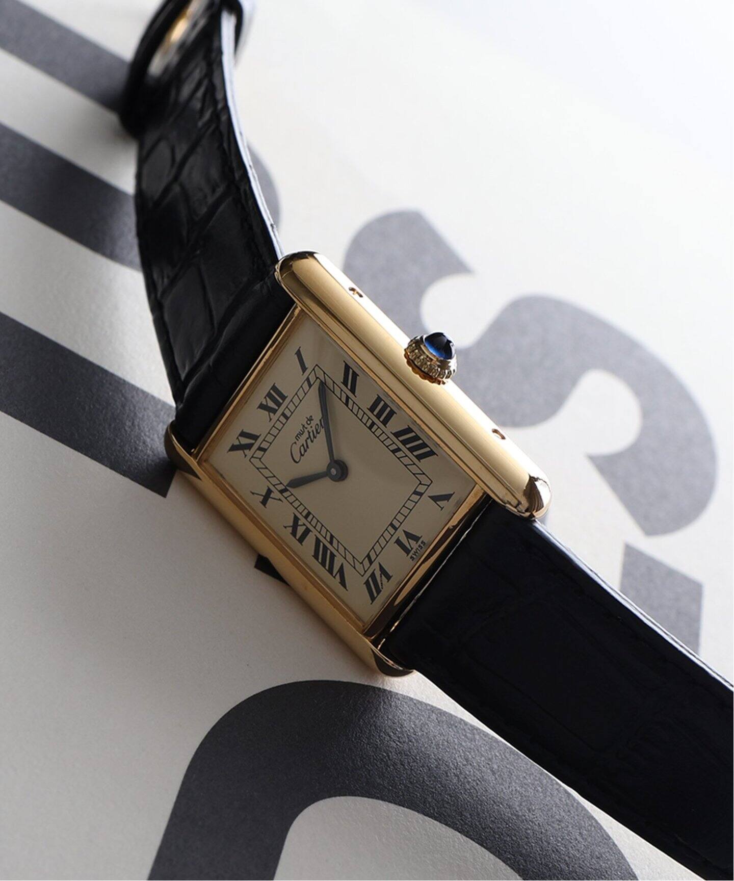 Cartier / カルティエ】must de CARTIER TANK LM アイボリーローマン 