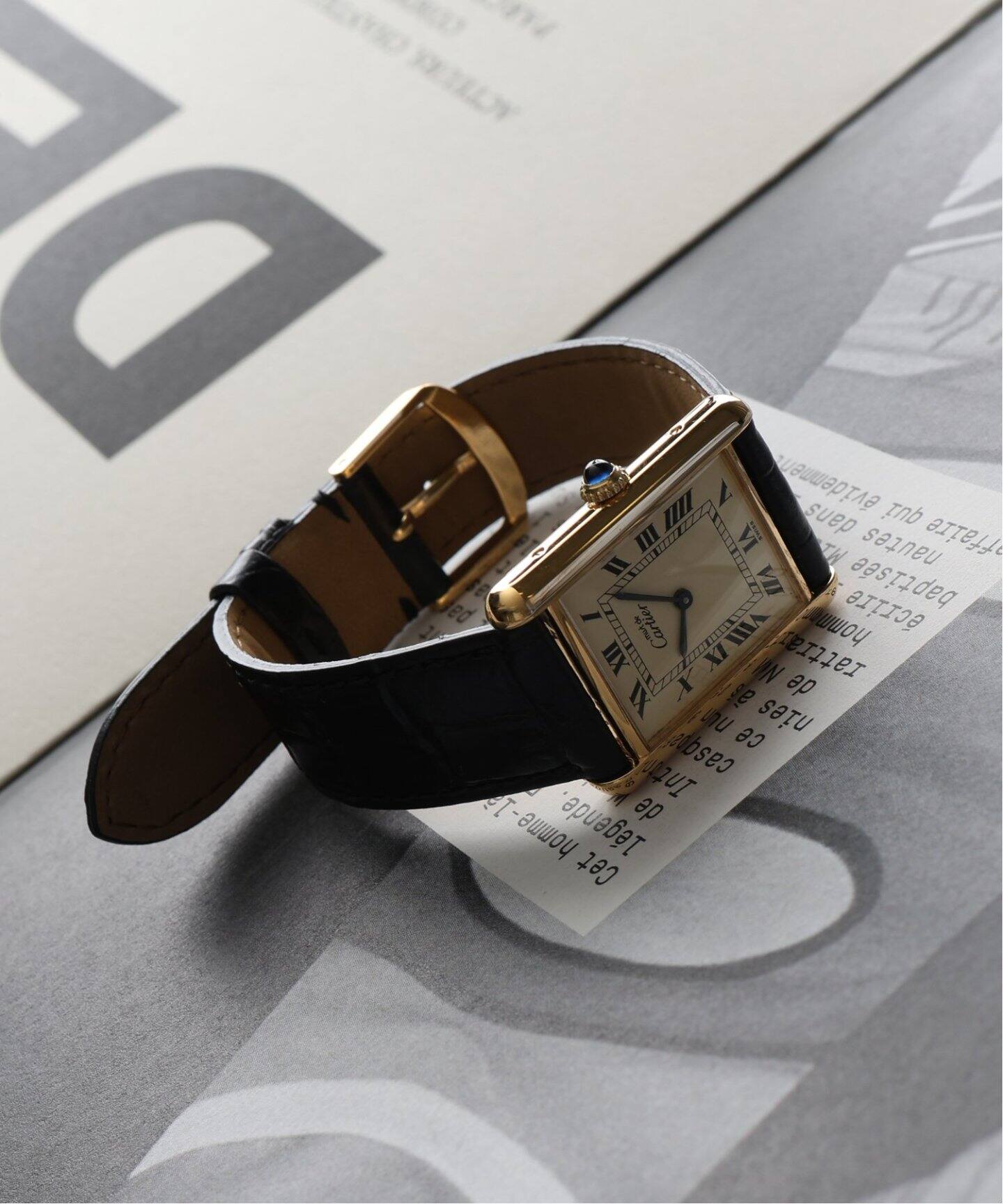 Cartier / カルティエ】must de CARTIER TANK LM アイボリーローマン 