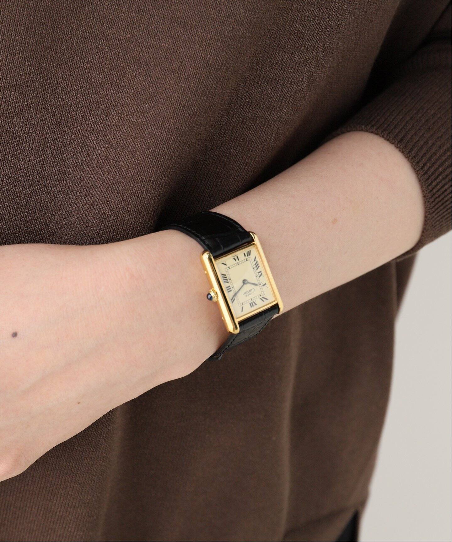 Cartier / カルティエ】must de CARTIER TANK LM アイボリーローマン 