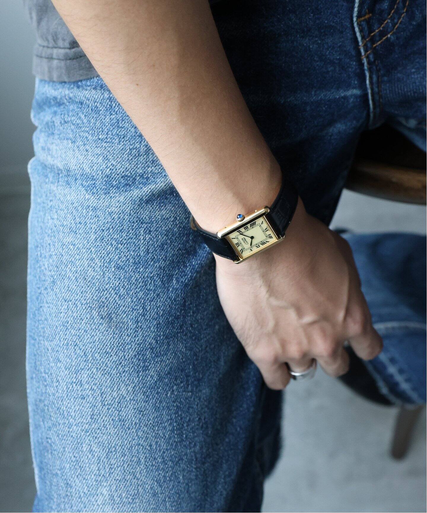 Cartier / カルティエ】must de CARTIER TANK LM アイボリーローマン 