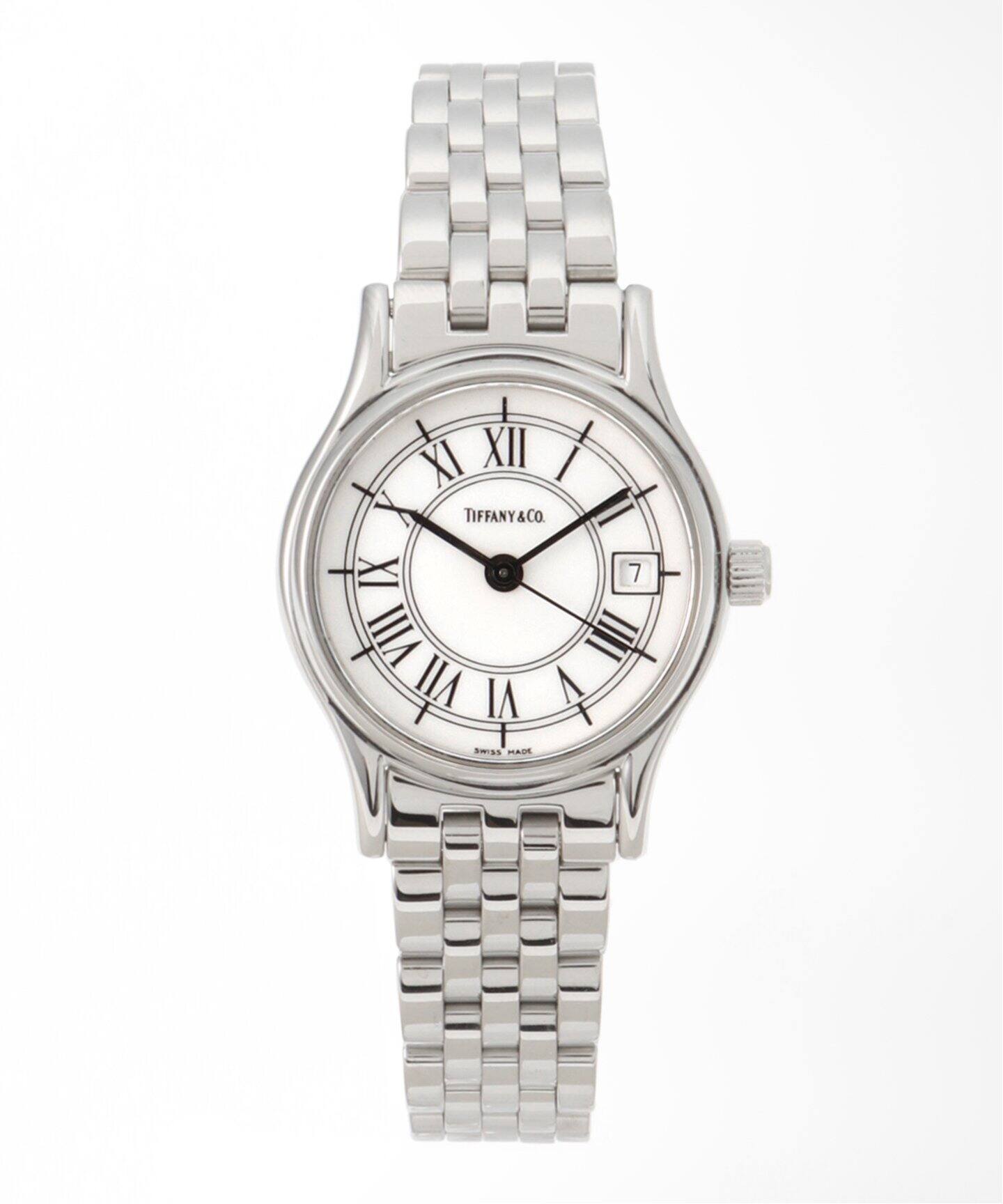 c073 ありがたかっ ティファニー 稼動品 クラシック ラウンド 