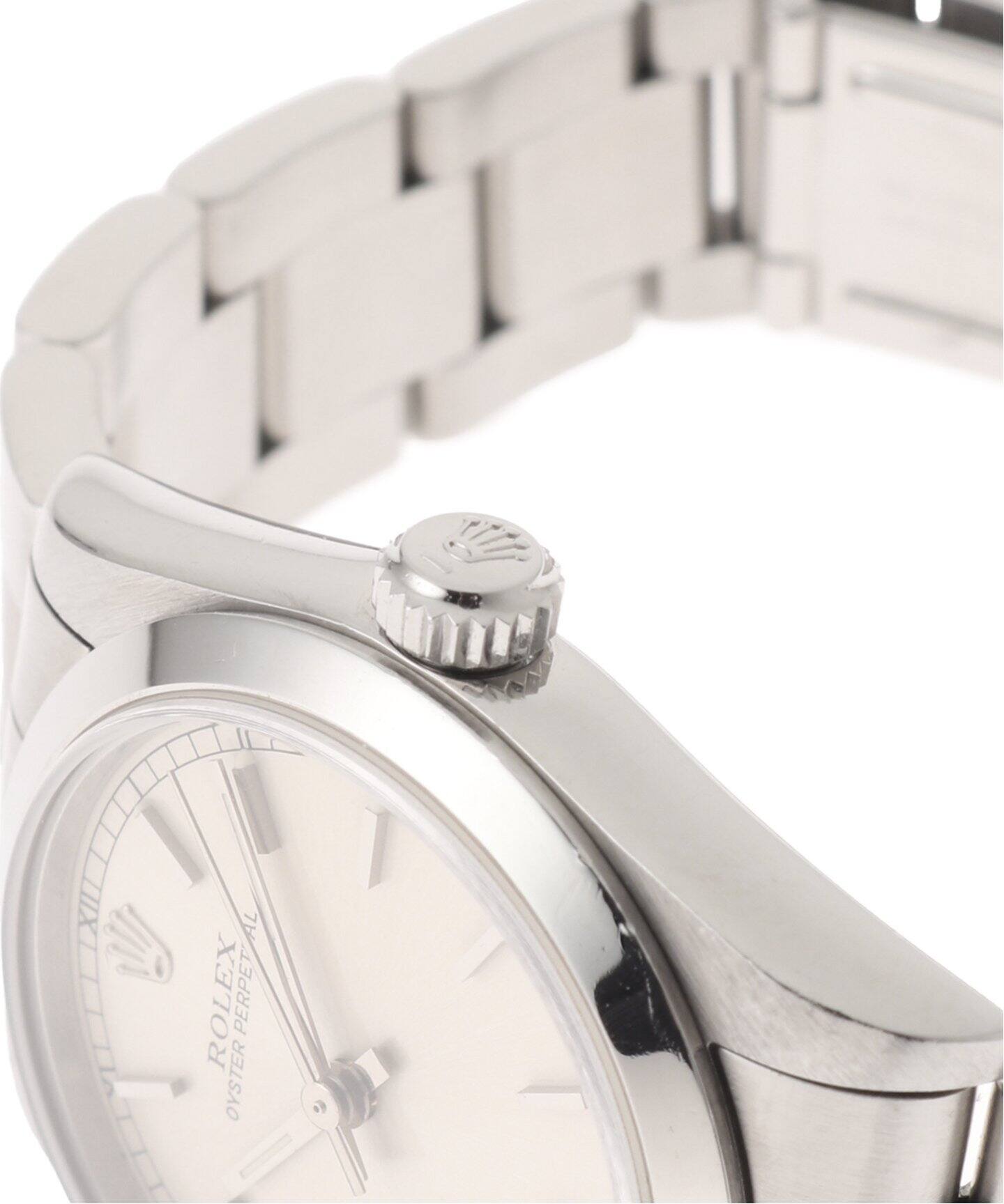 ROLEX Oyster Perpetual Silver roman Boys（ヴィンテージ