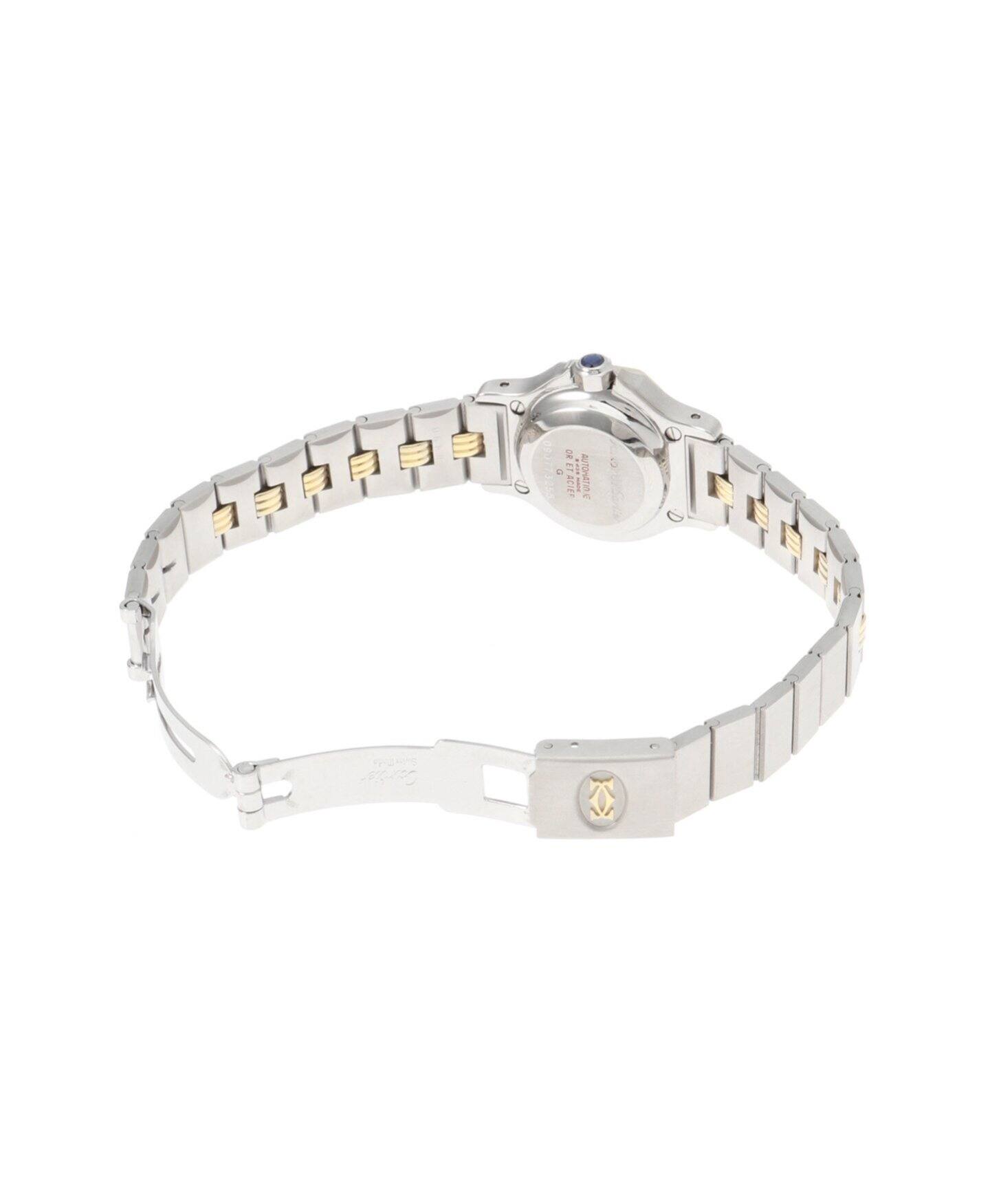 Cartier / カルティエ】Santos Octagon SM ゴドロンブレス 自動巻き 