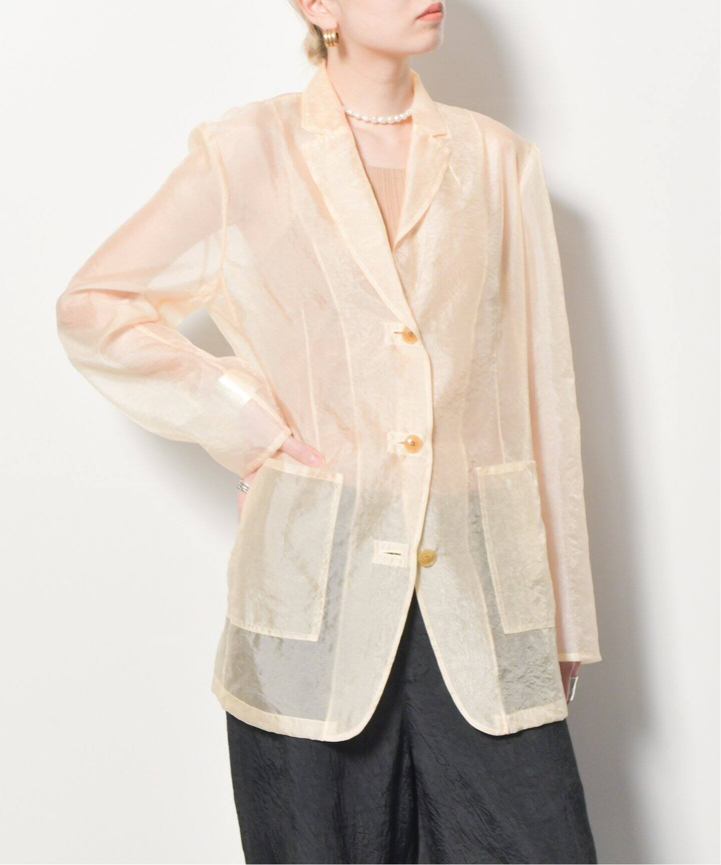 ORGANDY TAILORED ジャケット（テーラードジャケット）｜CITYSHOP 