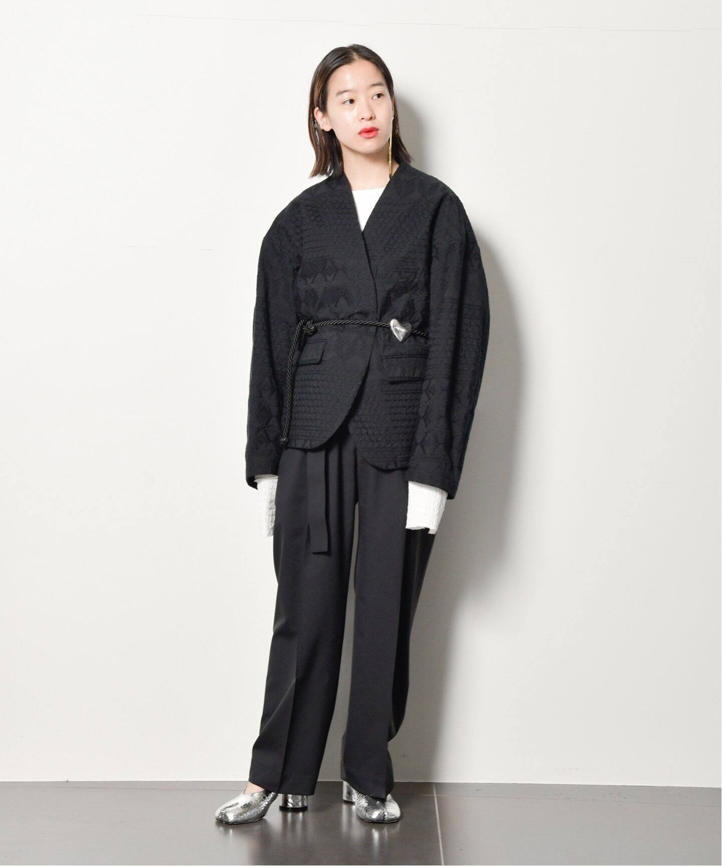 SEEALL/シーオール】EXTRAOVER COLLARLESS ジャケット（その他  