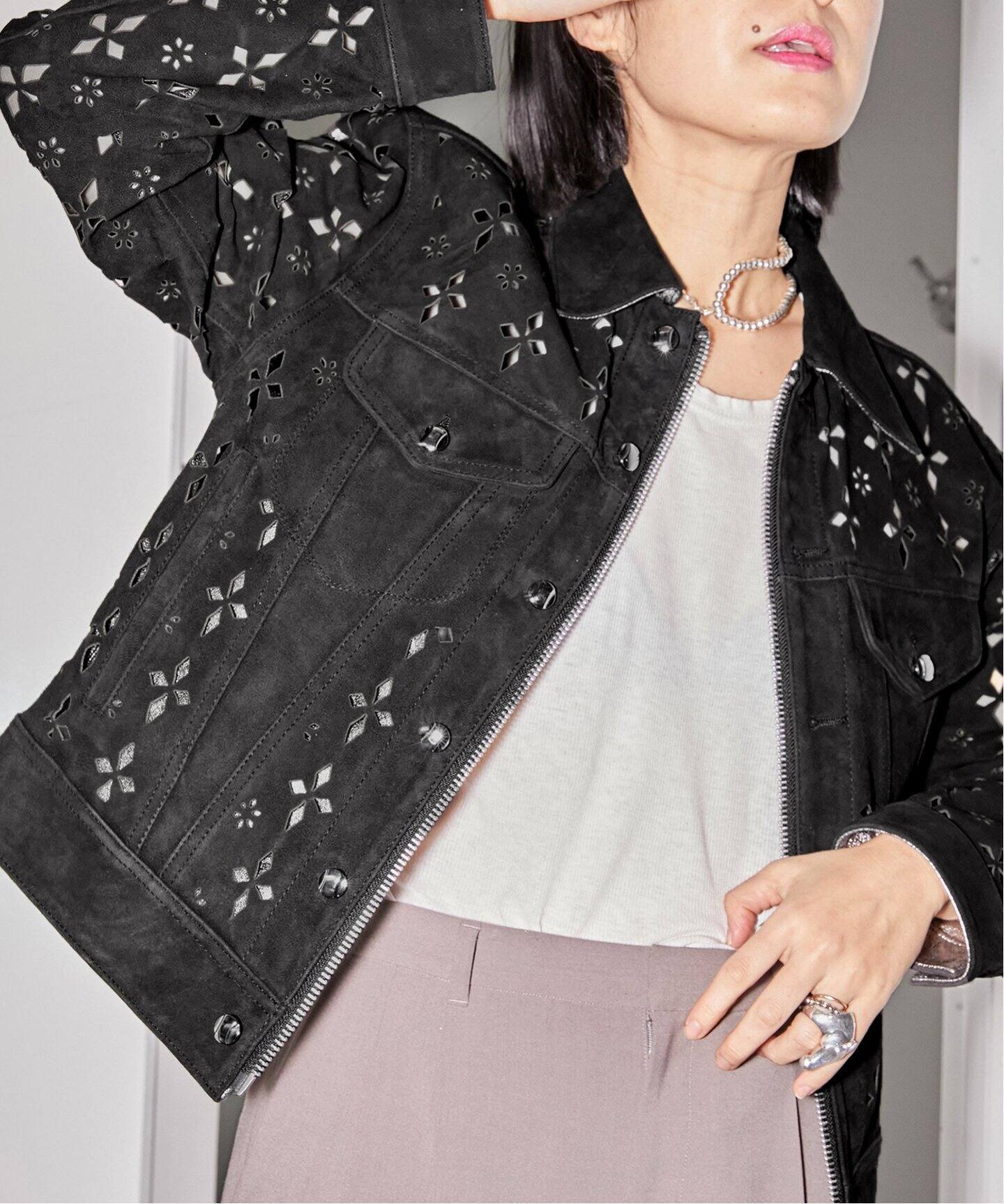 MASU / エムエーエスユー】DIAMOND CUT LEATHER ジャケット（その他 