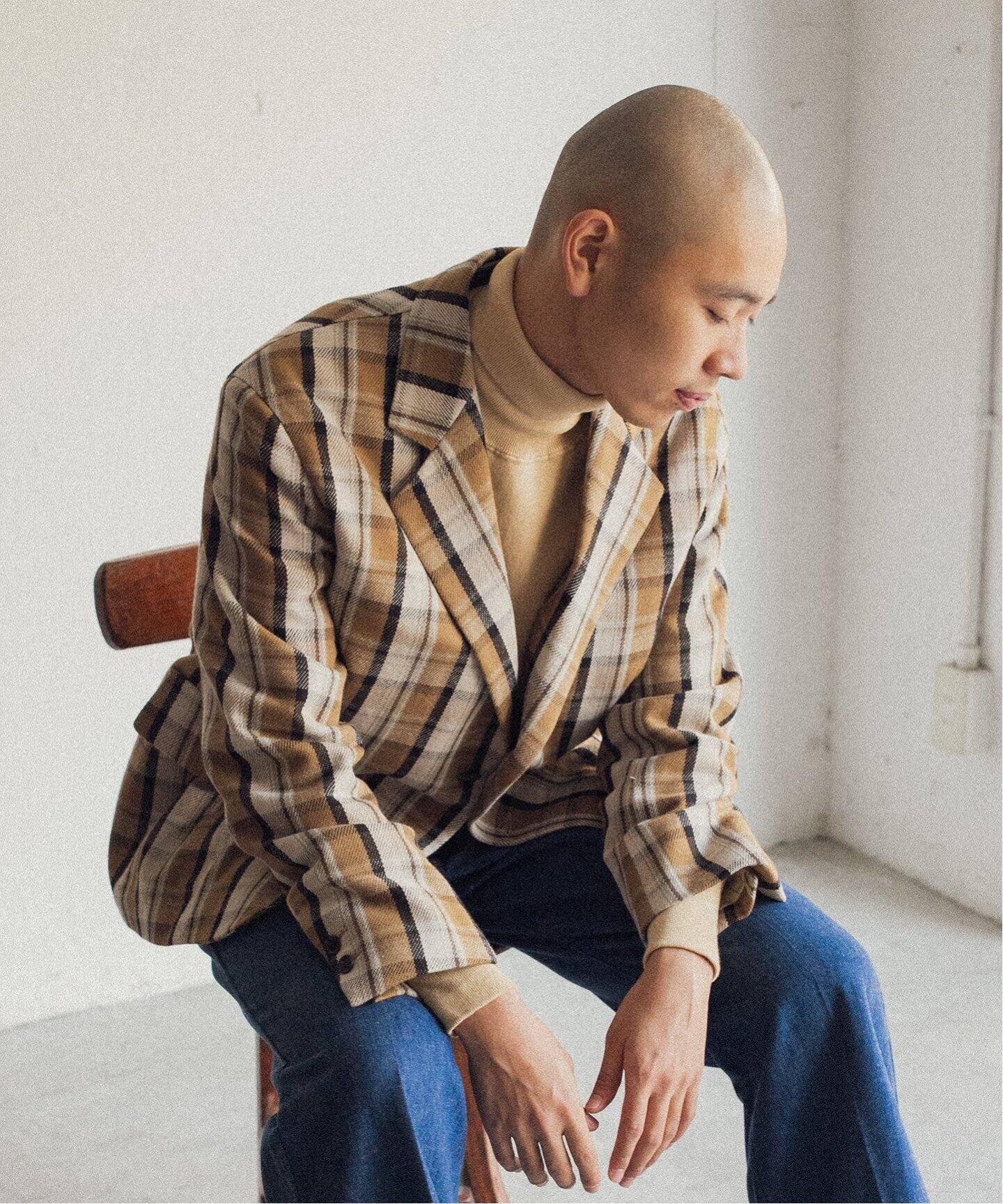 la favola / ラ ファーヴォラ】CHECK JACKET（テーラードジャケット 