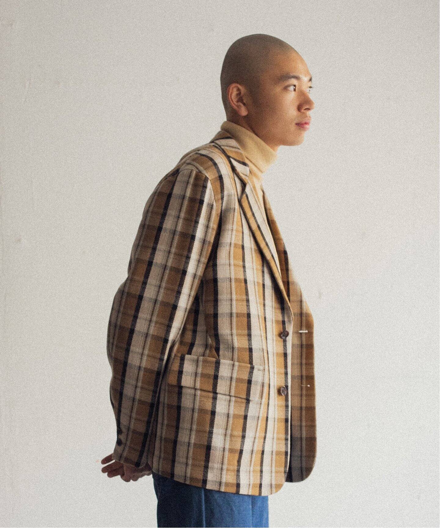 la favola / ラ ファーヴォラ】CHECK JACKET（テーラードジャケット 