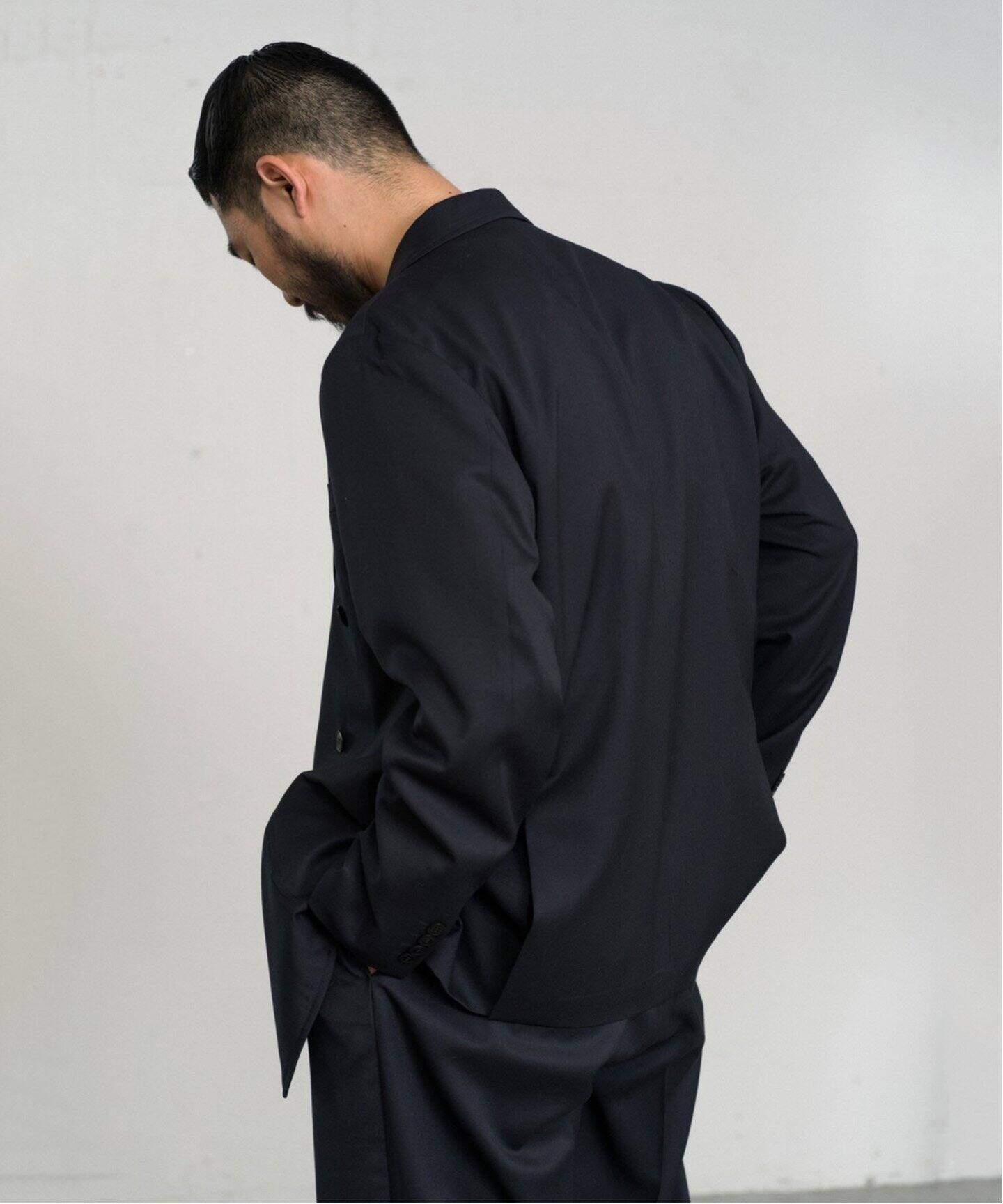 LE / エルイー】WOOL DOUBLE JACKET（テーラードジャケット）｜L 