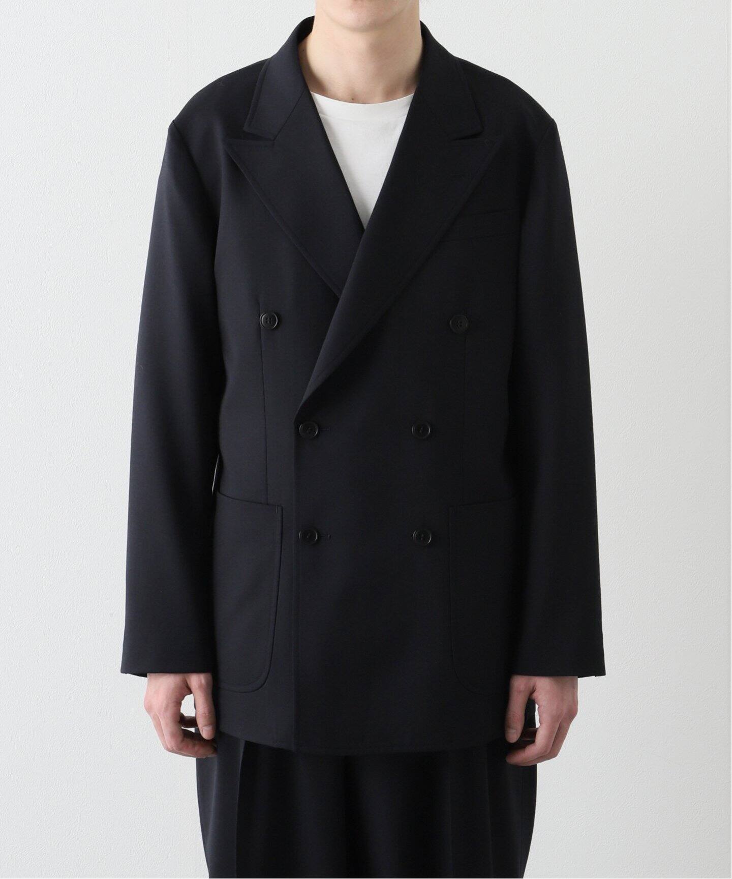 LE / エルイー】WOOL DOUBLE JACKET（テーラードジャケット）｜L 