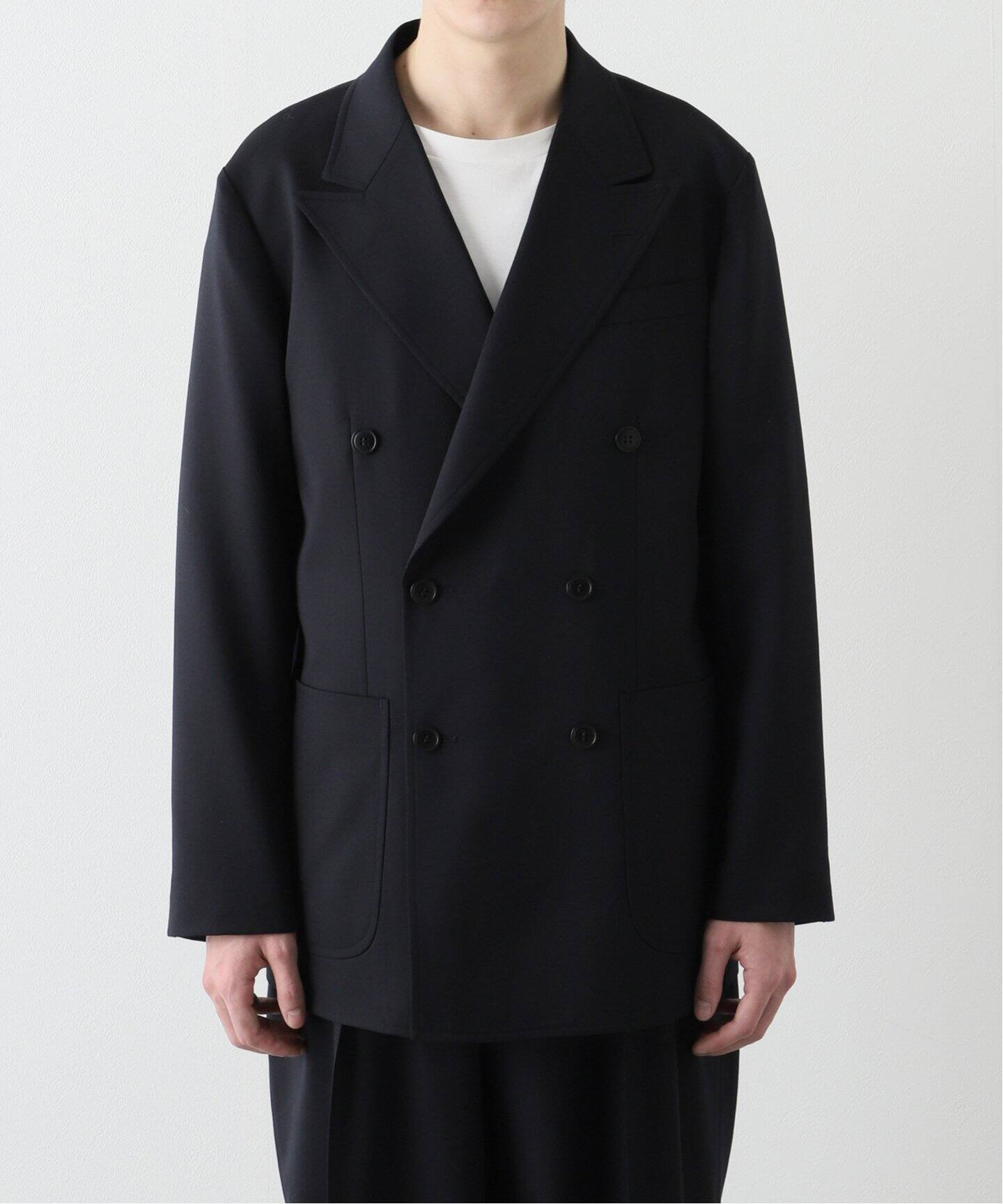 LE / エルイー】WOOL DOUBLE JACKET（テーラードジャケット）｜L 