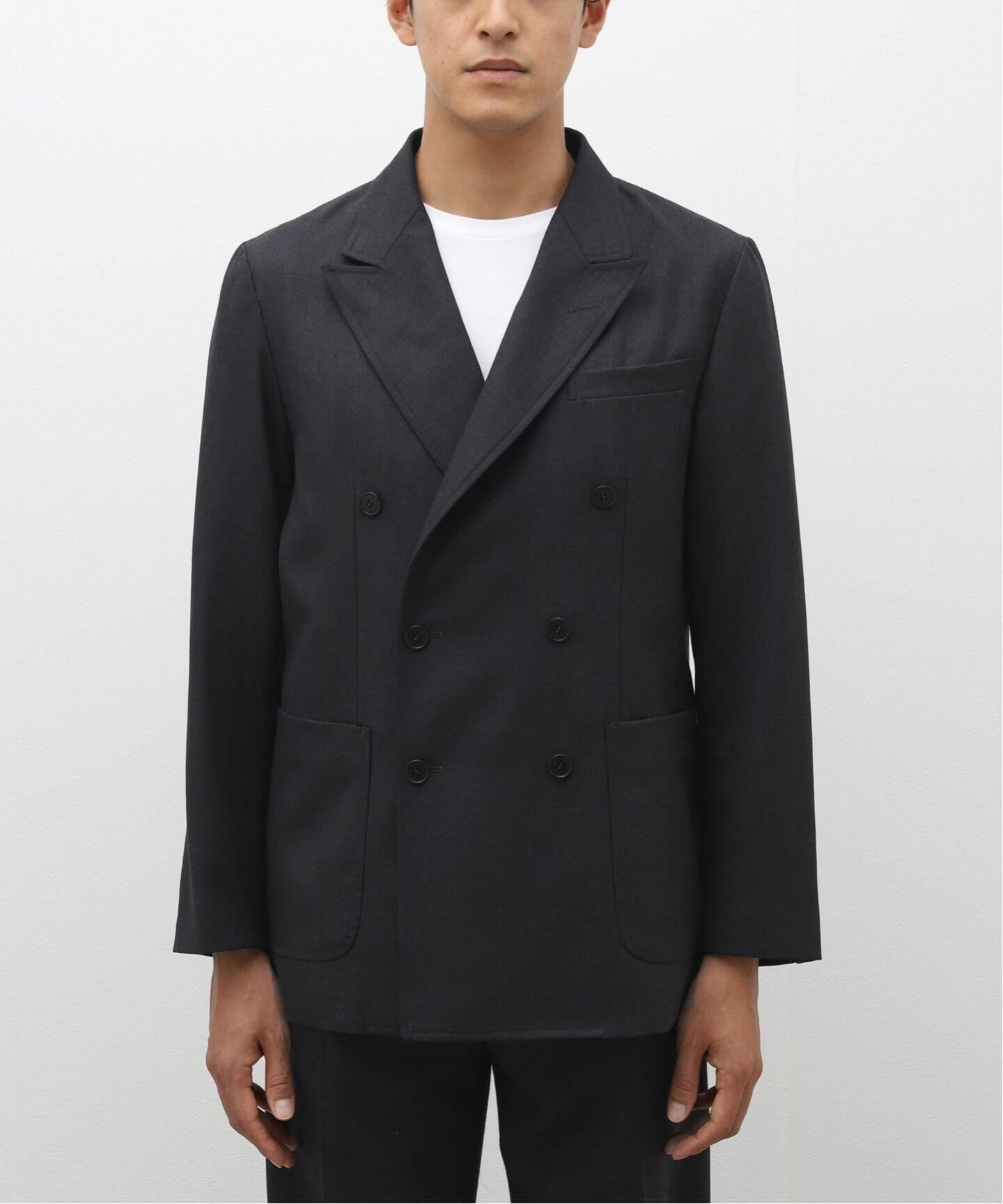 LE / エルイー】WOOL DOUBLE JACKET（その他ジャケット・スーツ）｜L 