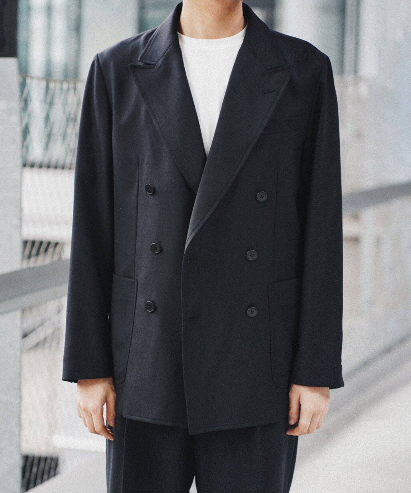 LE / エルイー】WOOL DOUBLE JACKET（その他ジャケット・スーツ）｜L 