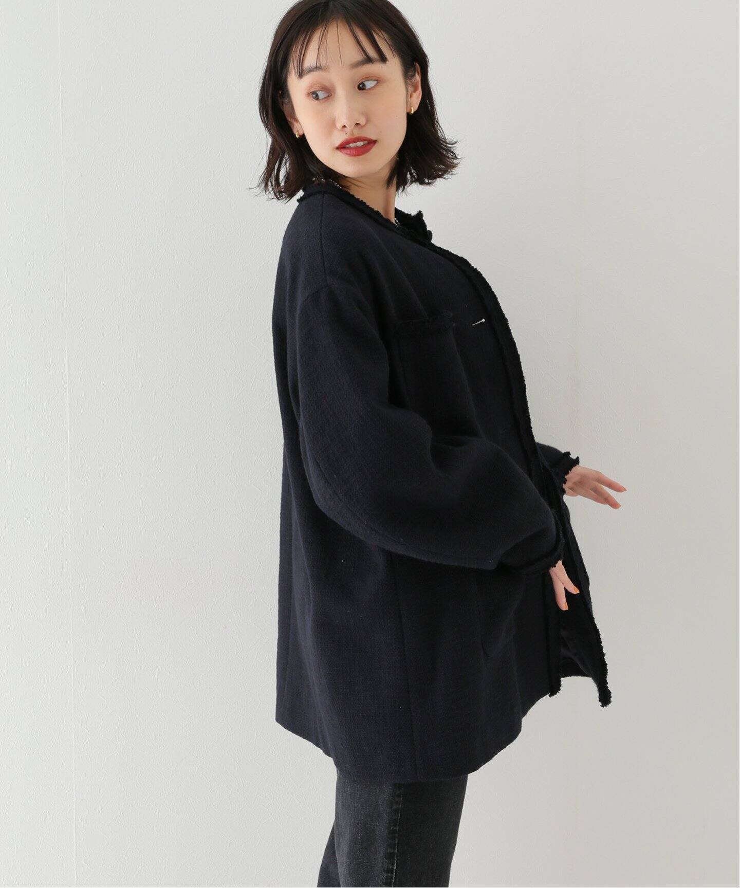 Shinzone / シンゾーン】TWEED JACKET（ノーカラージャケット）｜BOICE 