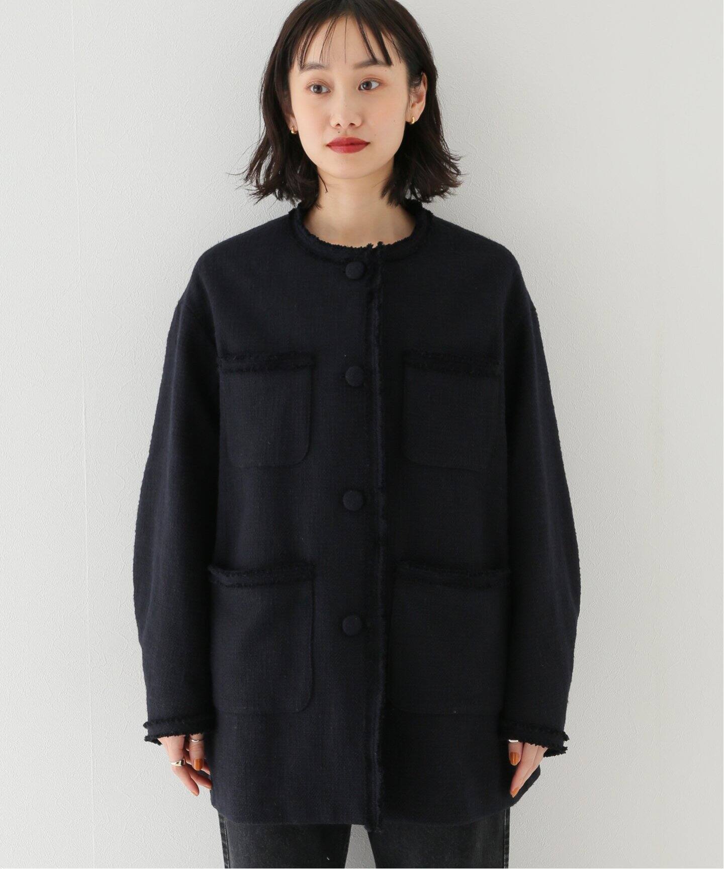 Shinzone / シンゾーン】TWEED JACKET（ノーカラージャケット）｜BOICE  