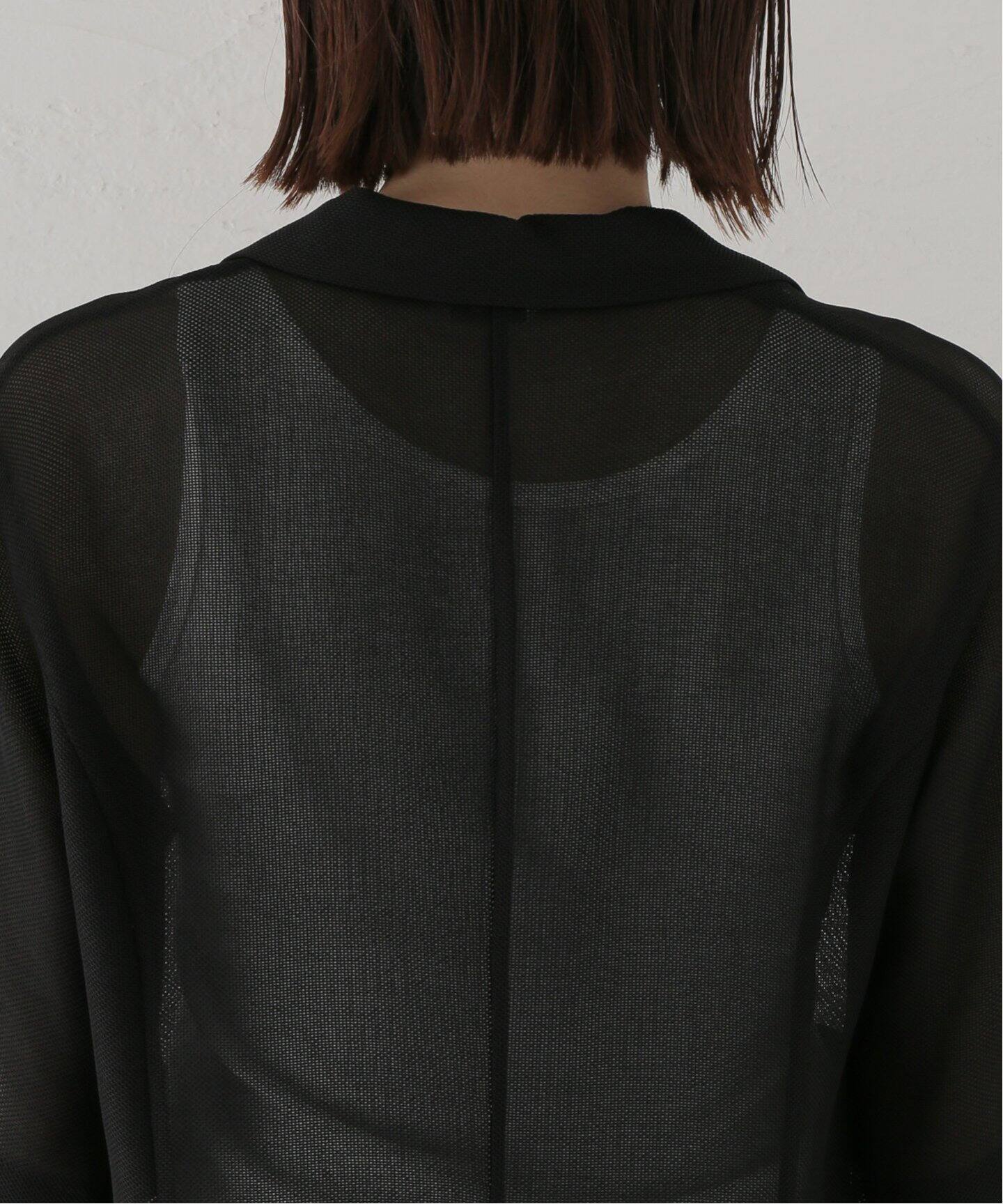 CLANE / クラネ】MESH HALF SLEEVE JACKET（テーラードジャケット  