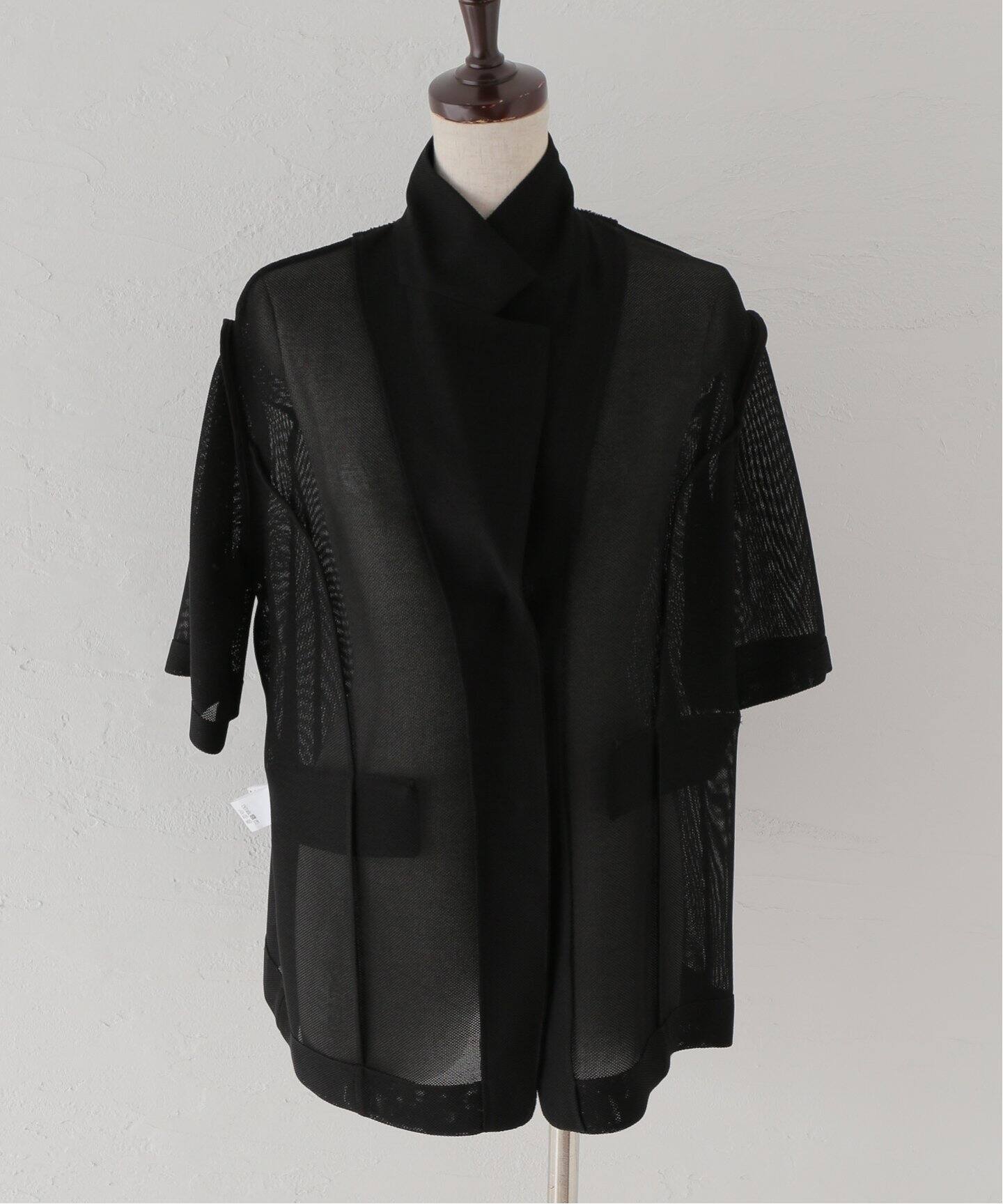 CLANE / クラネ】MESH HALF SLEEVE JACKET（テーラードジャケット  