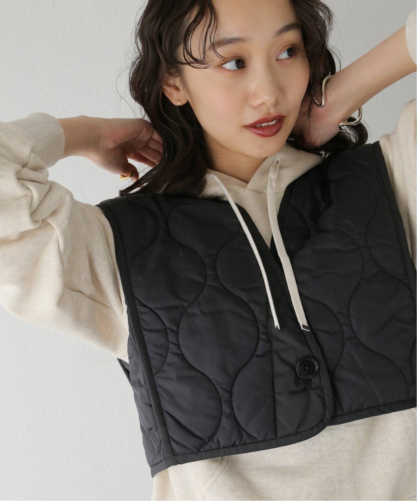 todayful キルティングコンパクトベスト（美品】 TODAYFUL / トゥデイ 