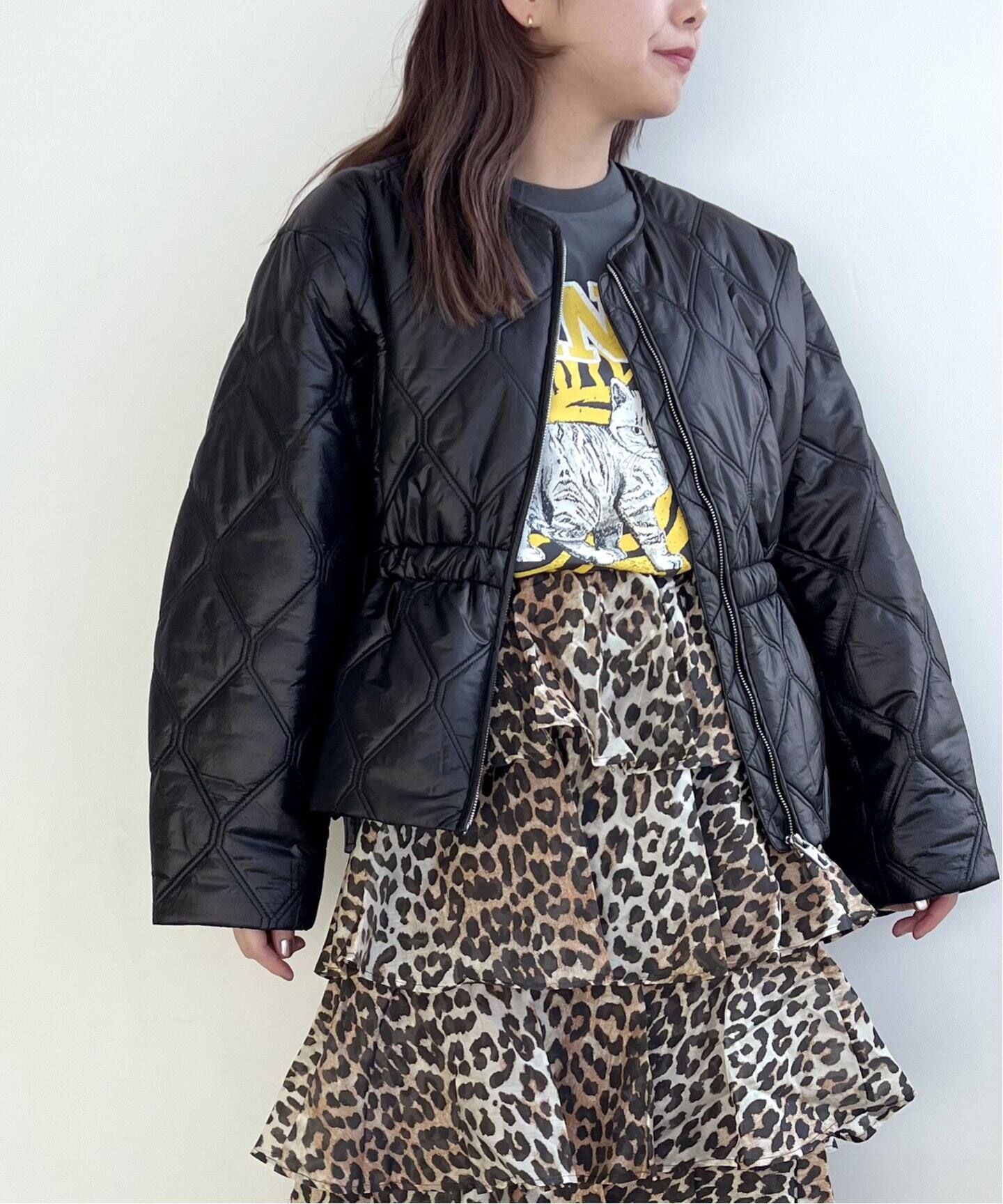 GANNI/ガニー】 Shiny Quilt Jacket（その他ジャケット・スーツ）｜U  