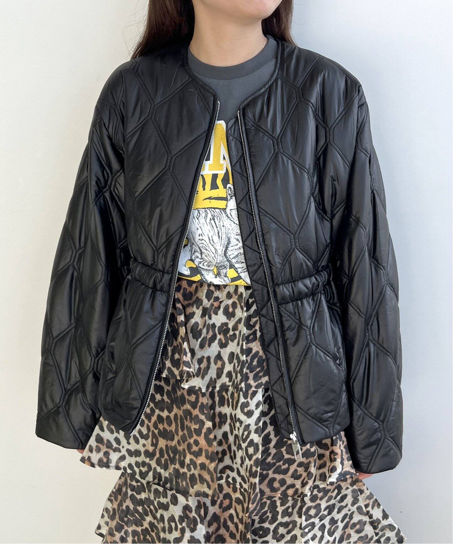 GANNI/ガニー】 Shiny Quilt Jacket（その他ジャケット・スーツ）｜U 