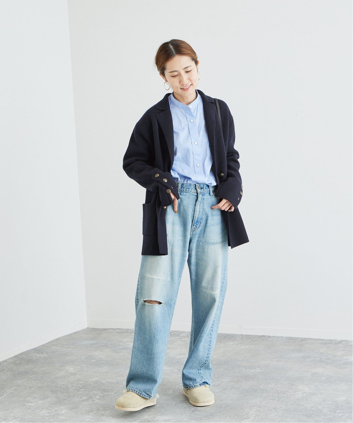 ミラノリブ ニットジャケット（テーラードジャケット）｜FRAMeWORK