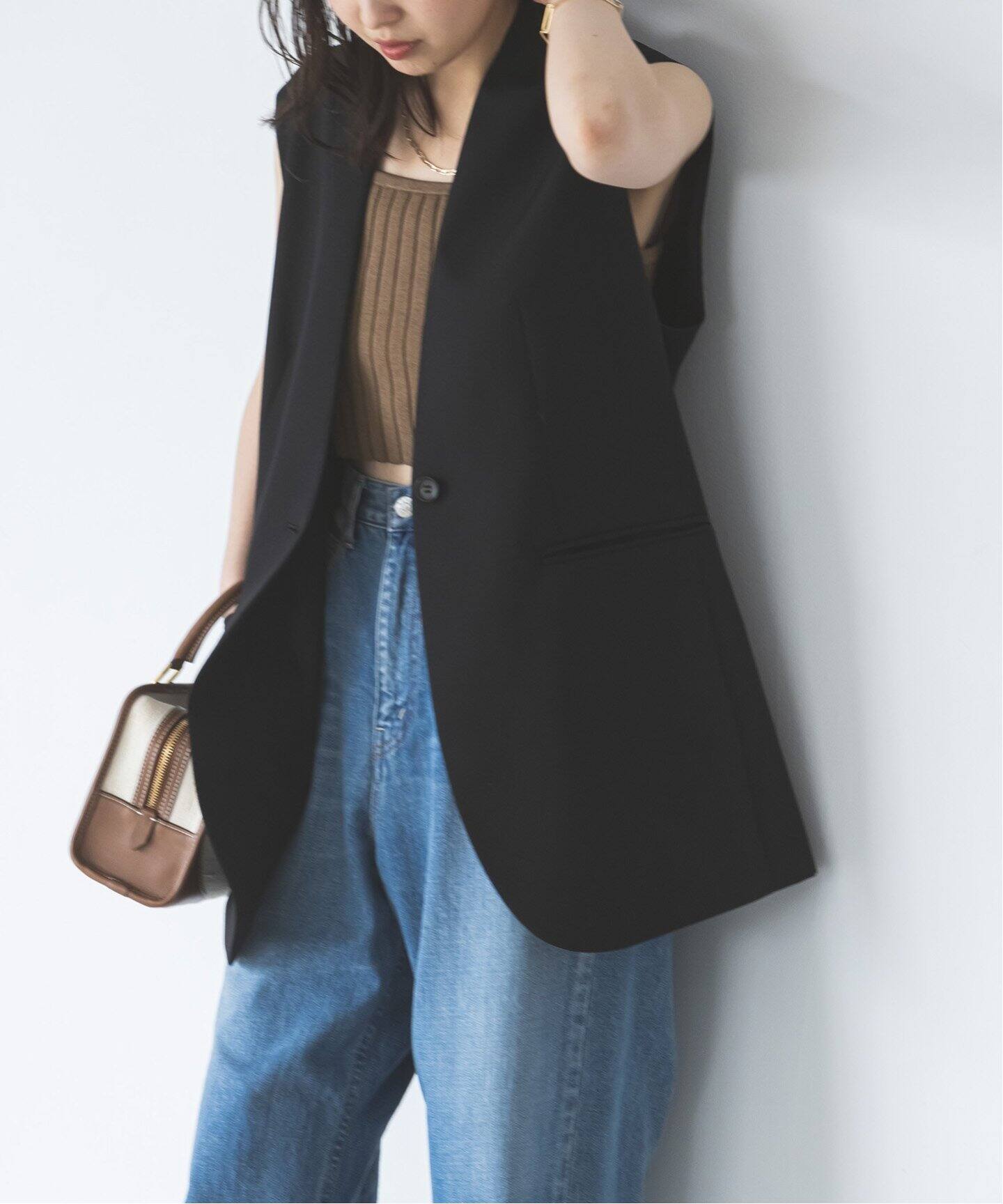 Vネック ジレ（ジレ）｜NOBLE（ノーブル）の通販｜BAYCREW 