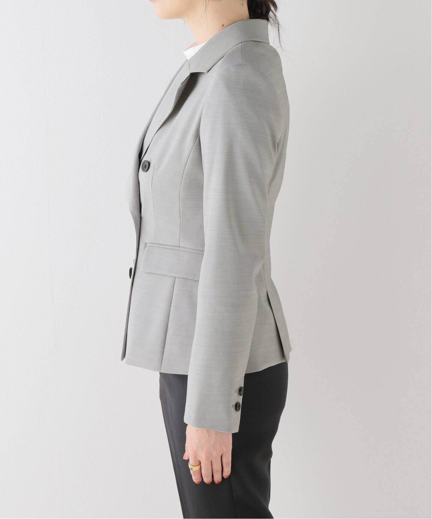 コンパクトテーラードダブルジャケット（テーラードジャケット  