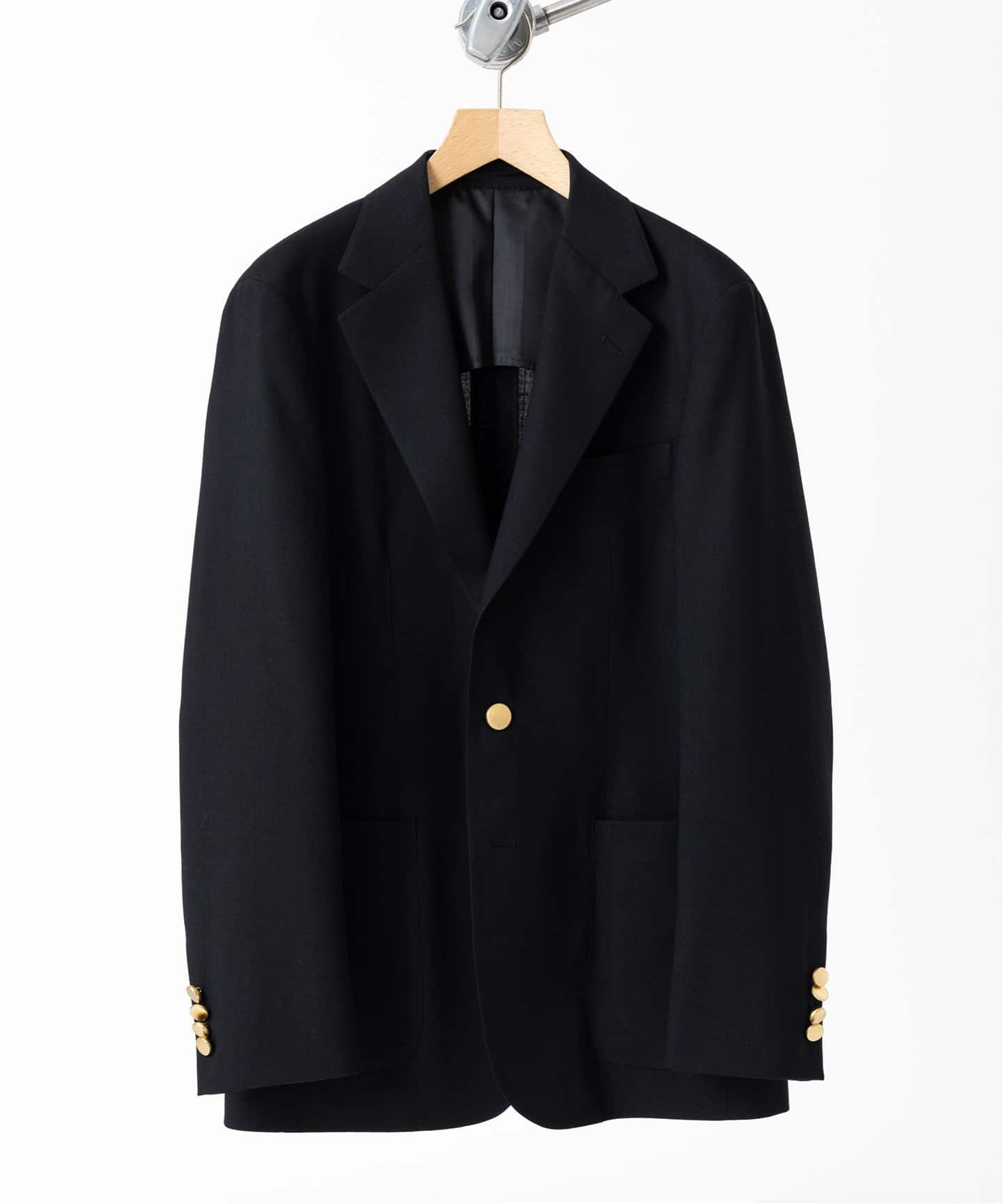 モヘヤミックス トロピカル ウール 3ボタン ブレザー ジャケット