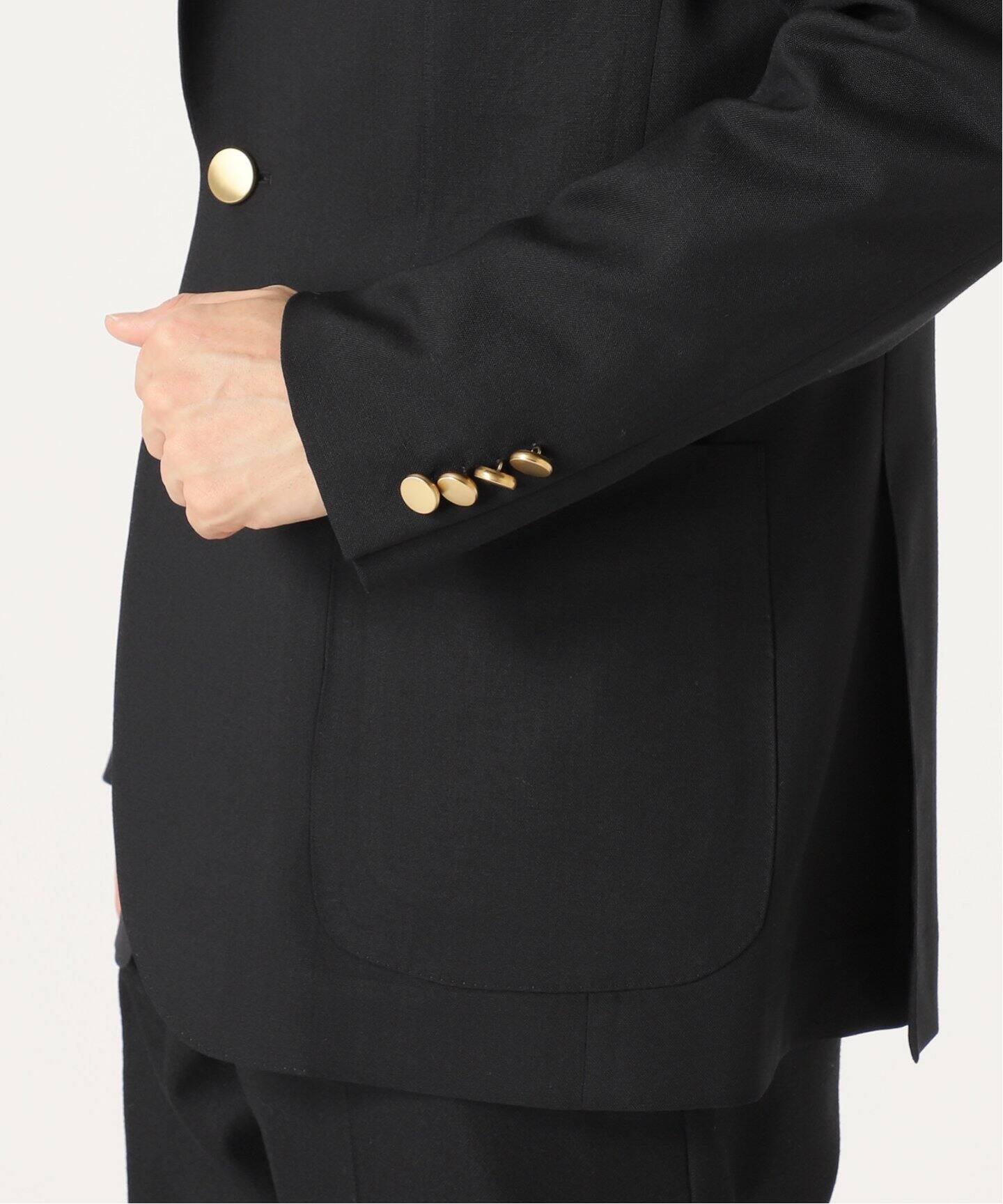 モヘヤミックス トロピカル ウール 3ボタン ブレザー ジャケット