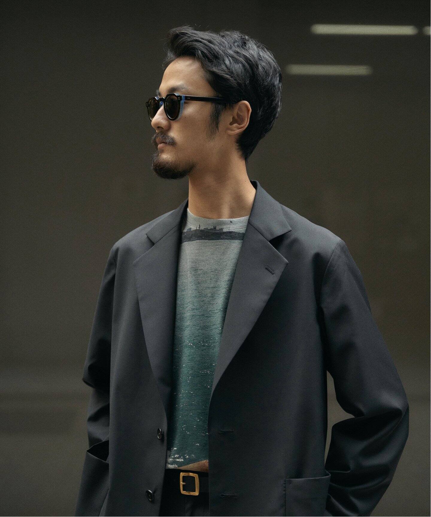 EDIFICE ネイビー ウールジャケット EDIFICEウールネイビーコート