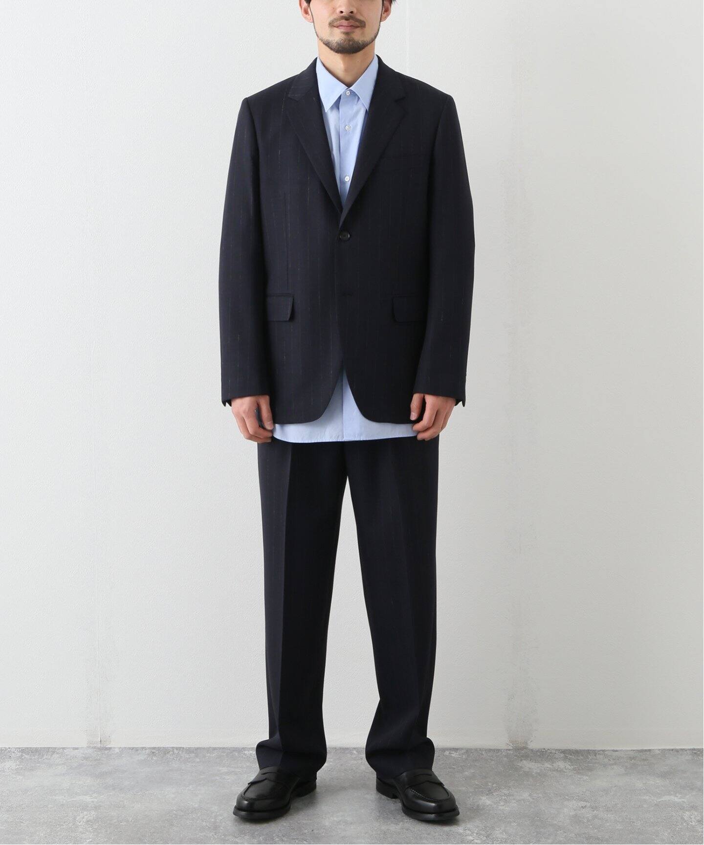 AURALEE / オーラリー】HARD TWIST WOOL STRIPE JK（テーラード  