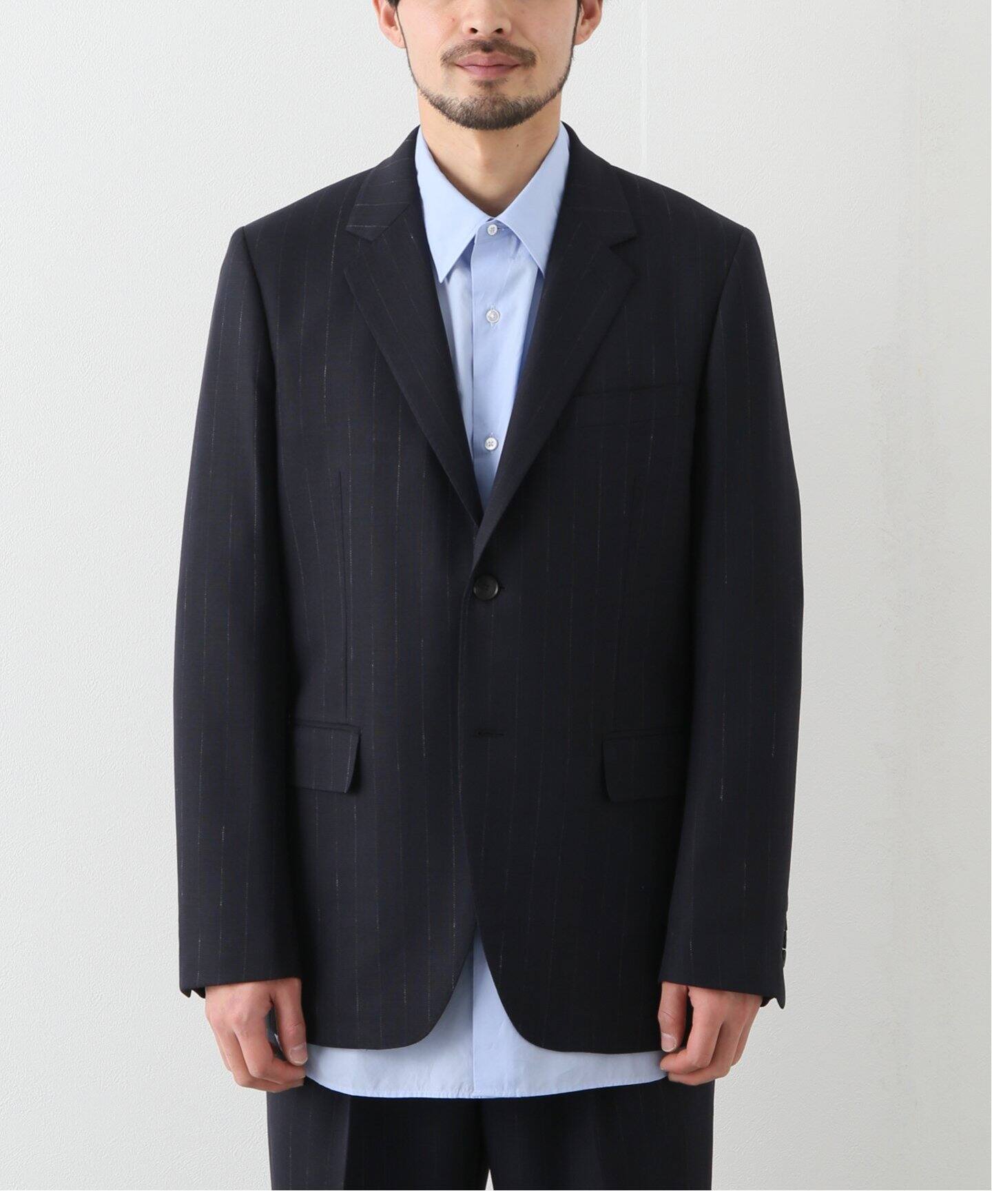 AURALEE / オーラリー】HARD TWIST WOOL STRIPE JK（テーラード 