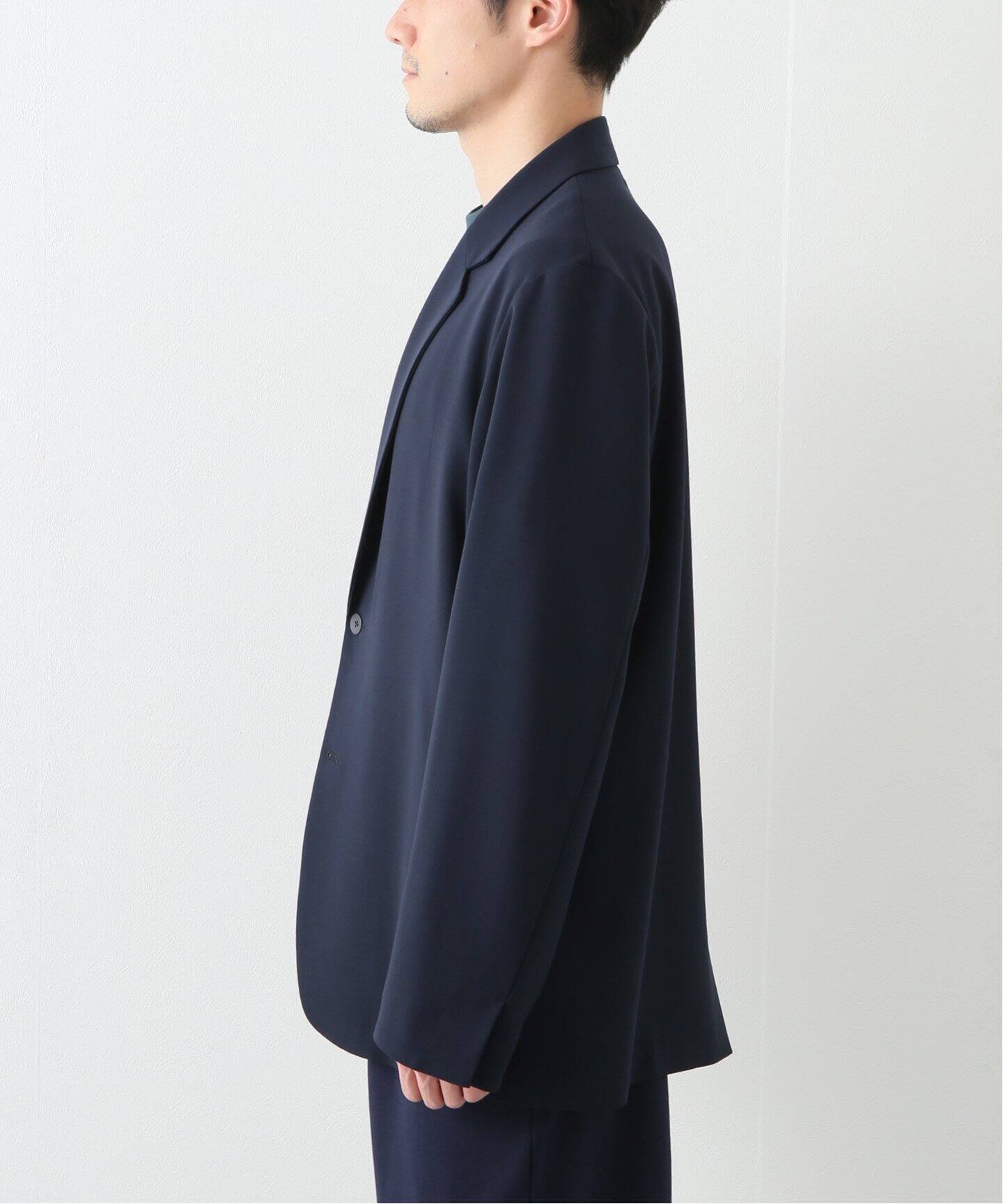ATON / エイトン】WOOL OXFORD TAILORED JACKET（テーラードジャケット 