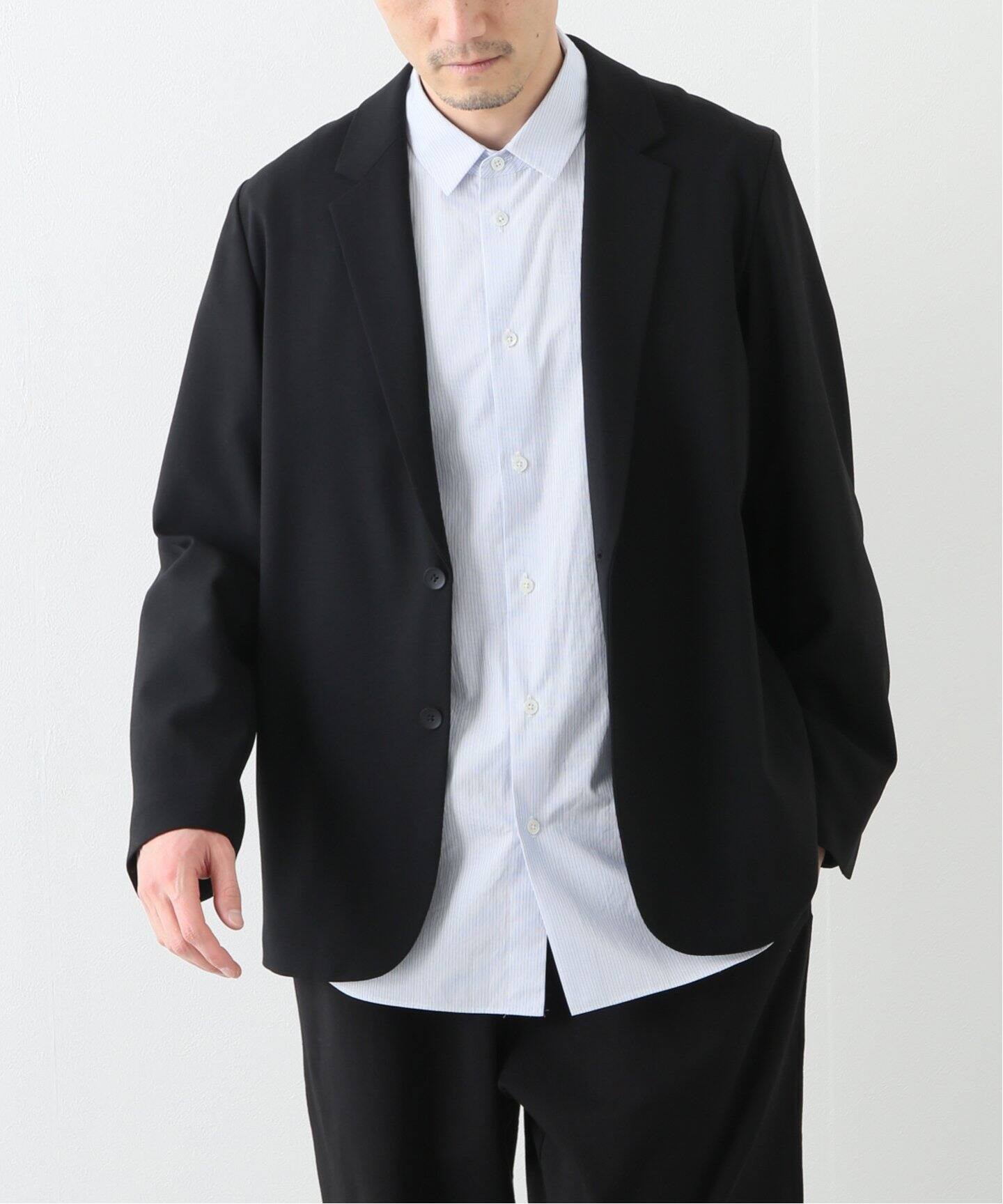 ATON / エイトン】WOOL OXFORD TAILORED JACKET（テーラードジャケット 