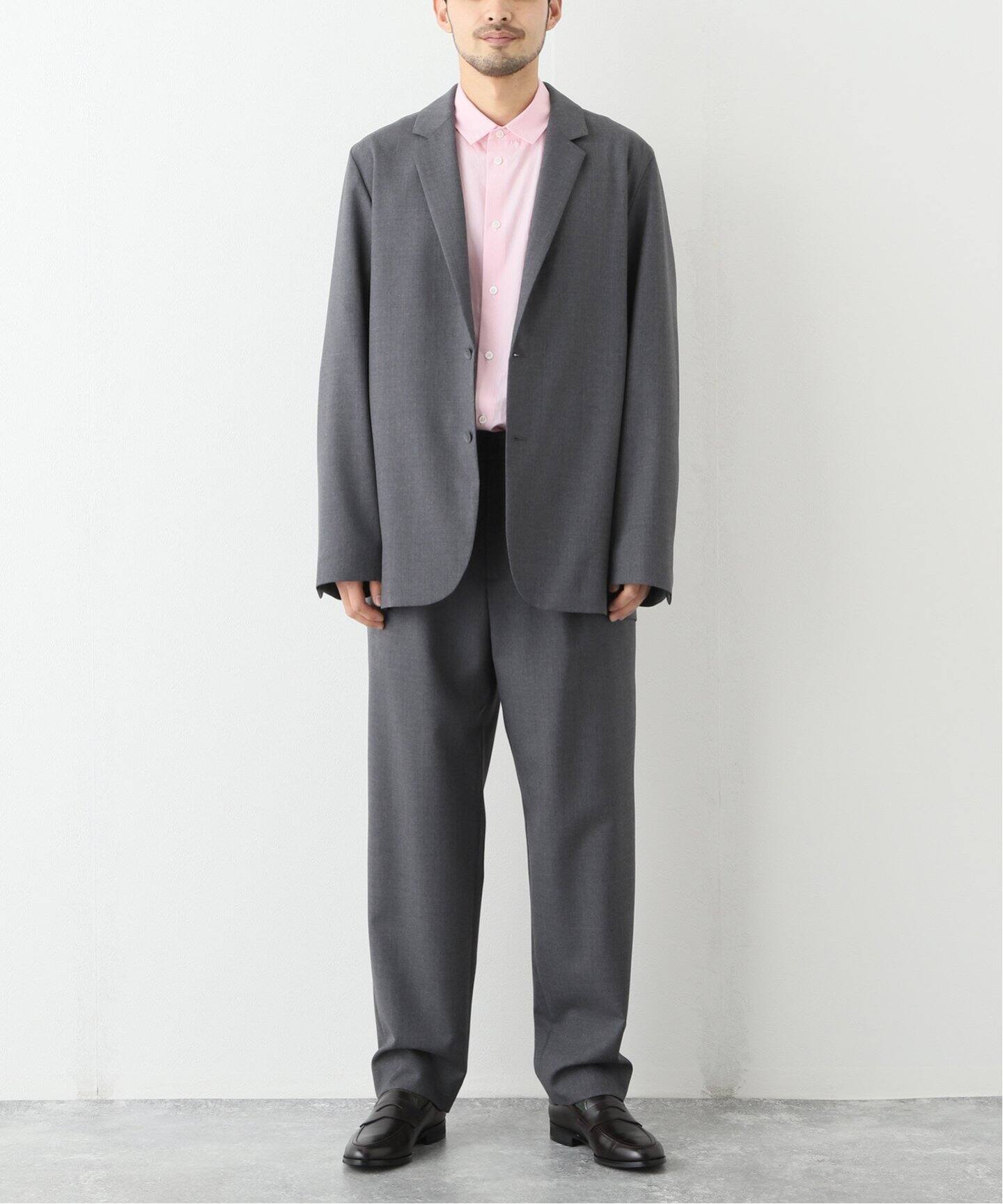 ATON/エイトン】 WOOL TROPICAL TAILORED JACKET（テーラード 