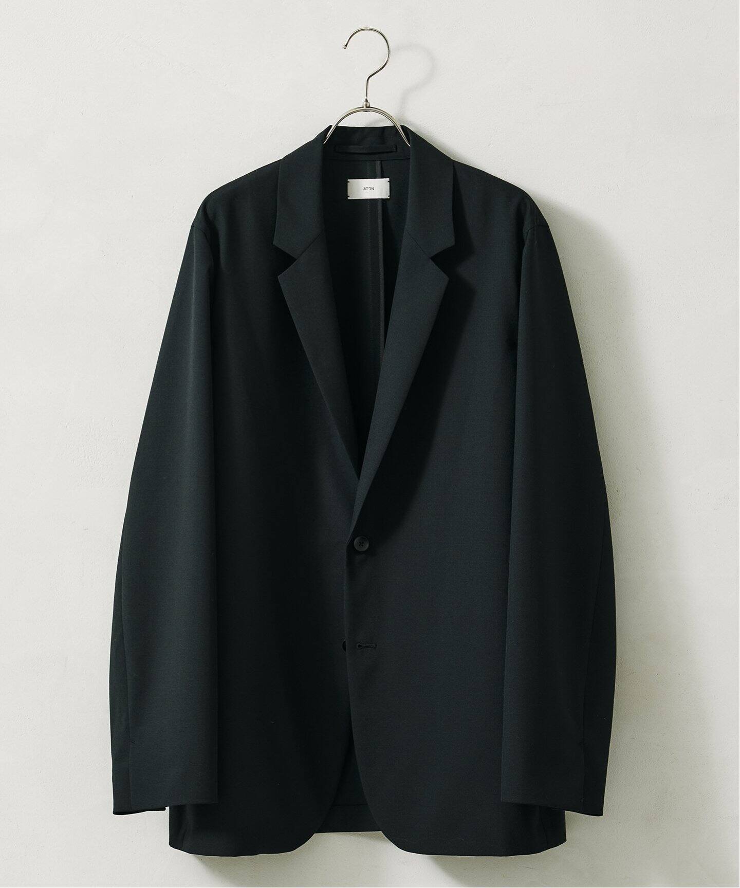 ATON/エイトン】 WOOL TROPICAL TAILORED JACKET（テーラード 